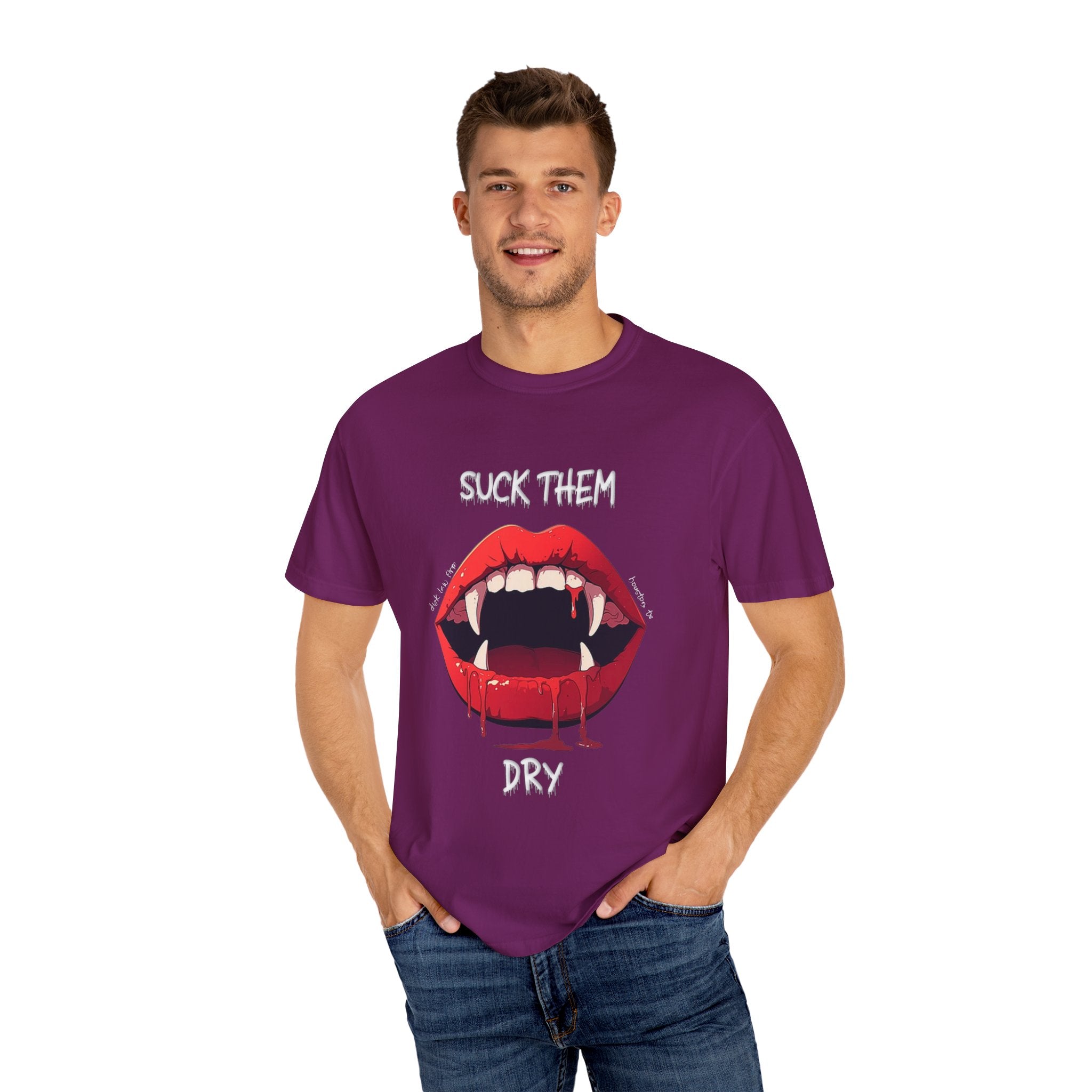 Suck Them Dry Halloween Unisex Graphic Tee