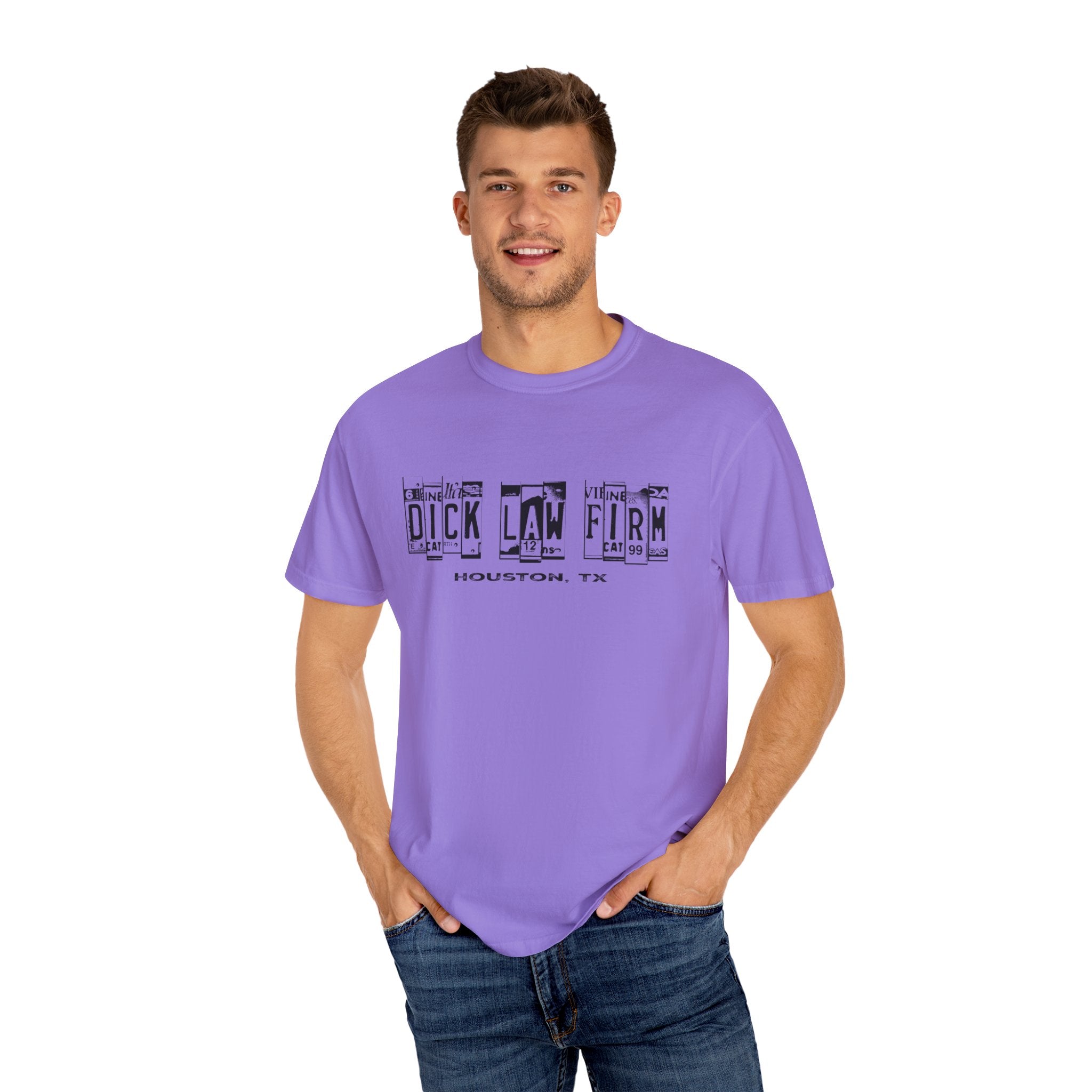 Dick Law Firm License Plate Unisex Graphic Tee