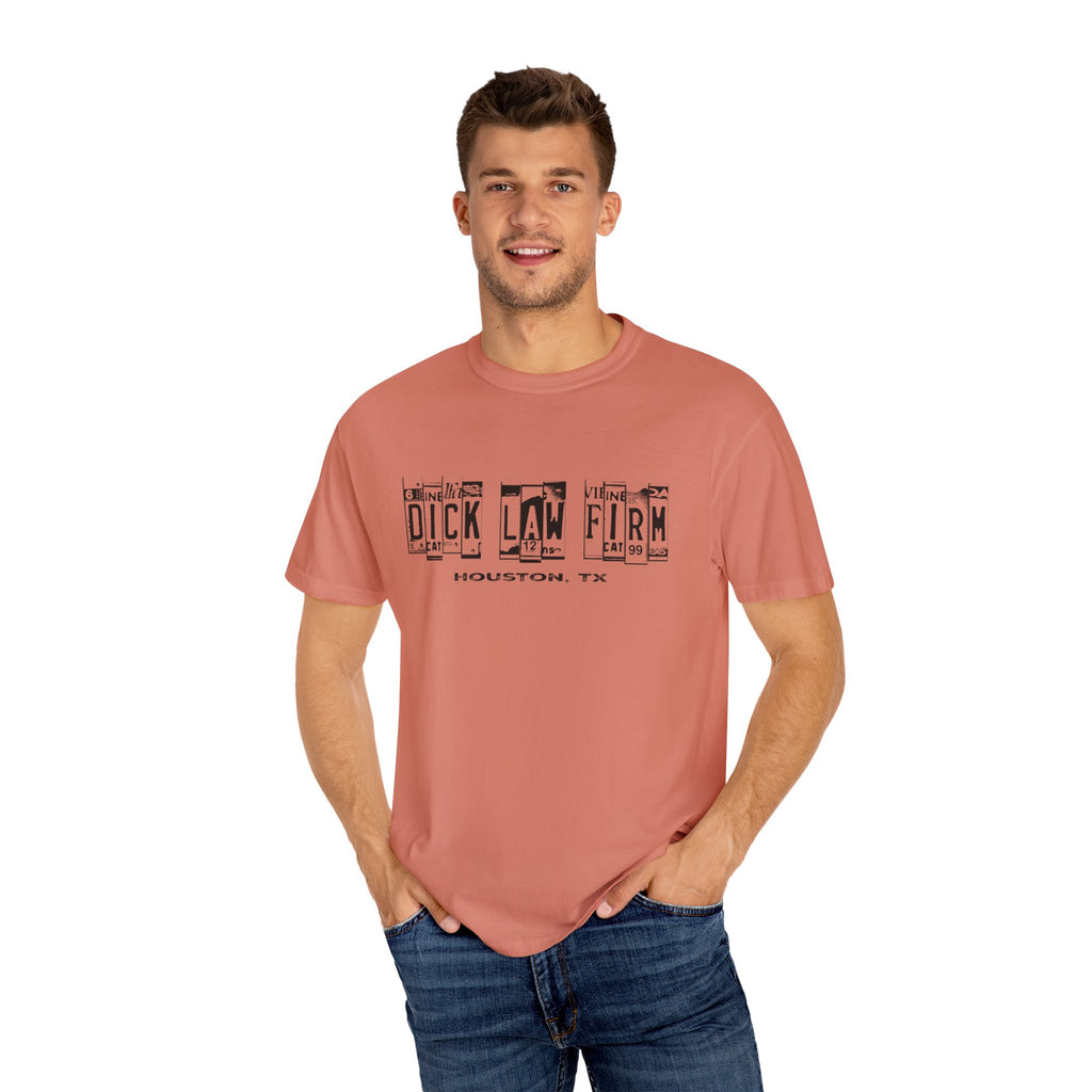 Dick Law Firm License Plate Unisex Graphic Tee