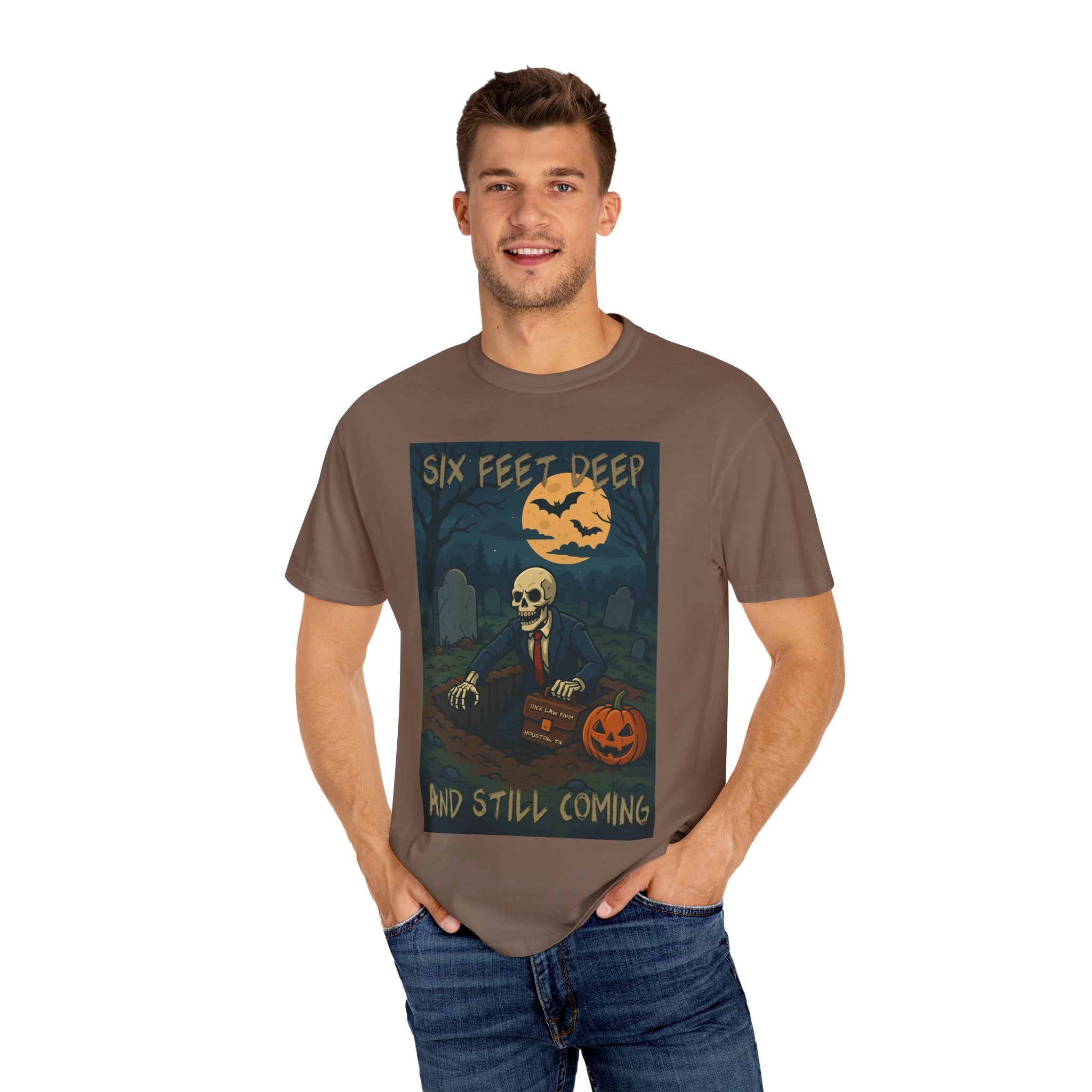 Six Feet Deep Halloween Unisex Graphic Tee