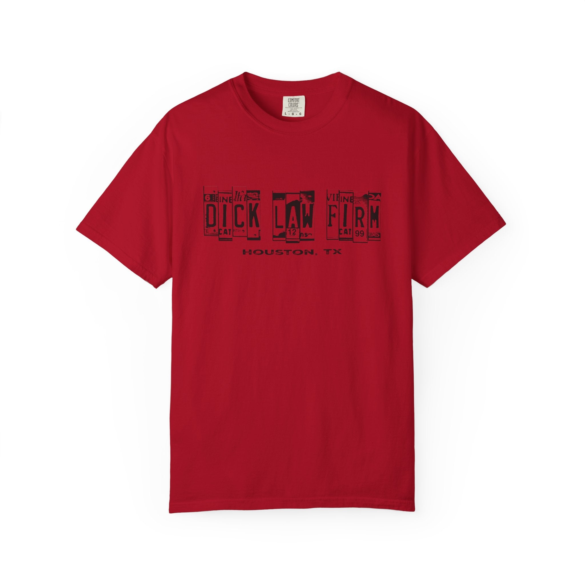 Dick Law Firm License Plate Unisex Graphic Tee