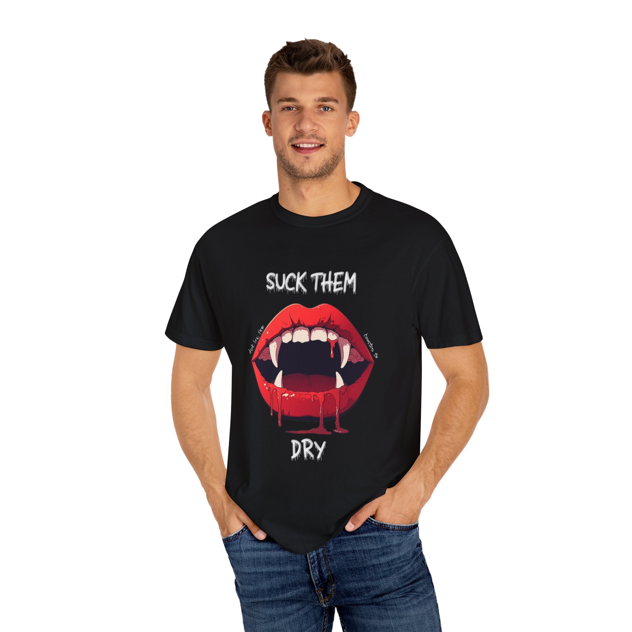 Suck Them Dry Halloween Unisex Graphic Tee