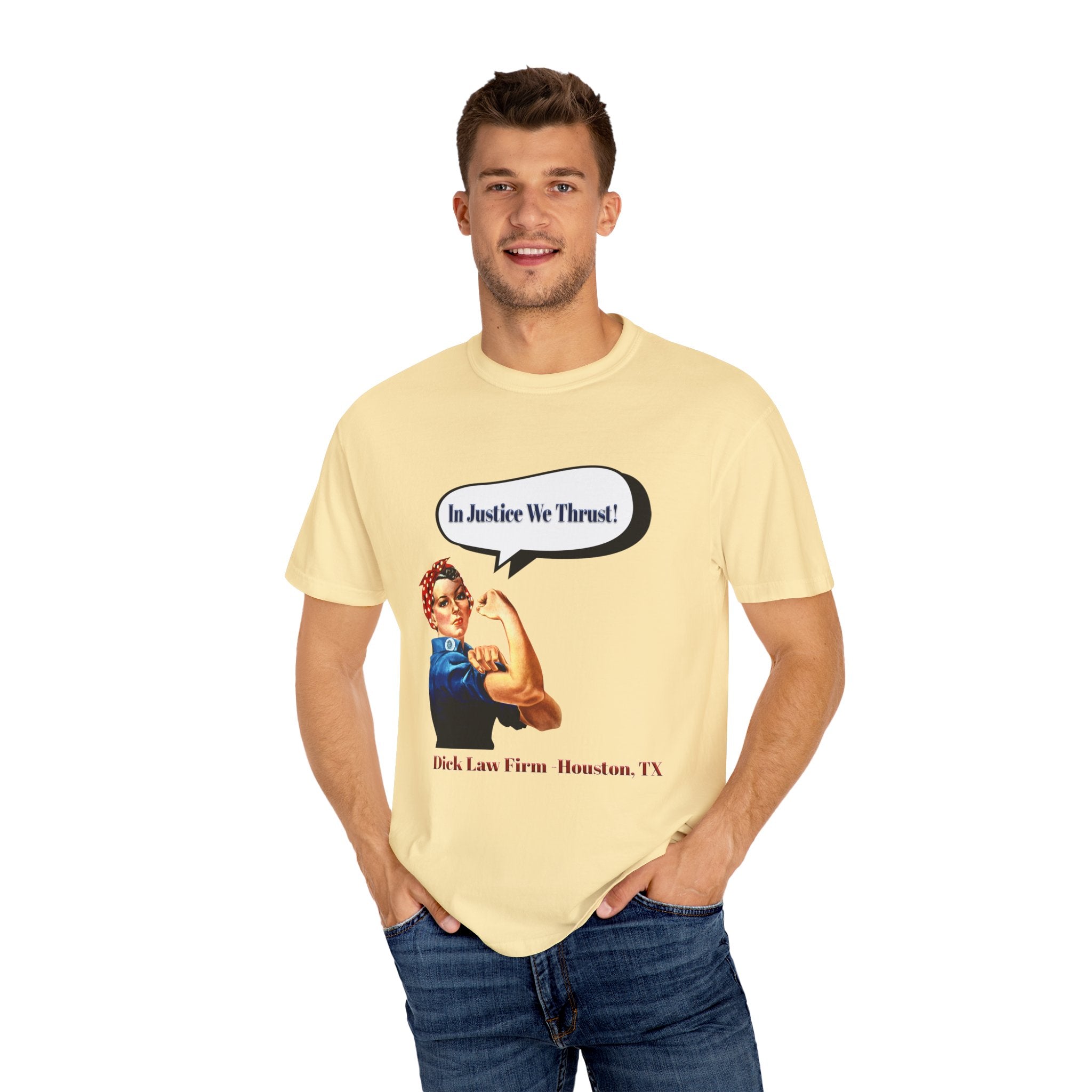 In Justice We Thrust Unisex Graphic Tee