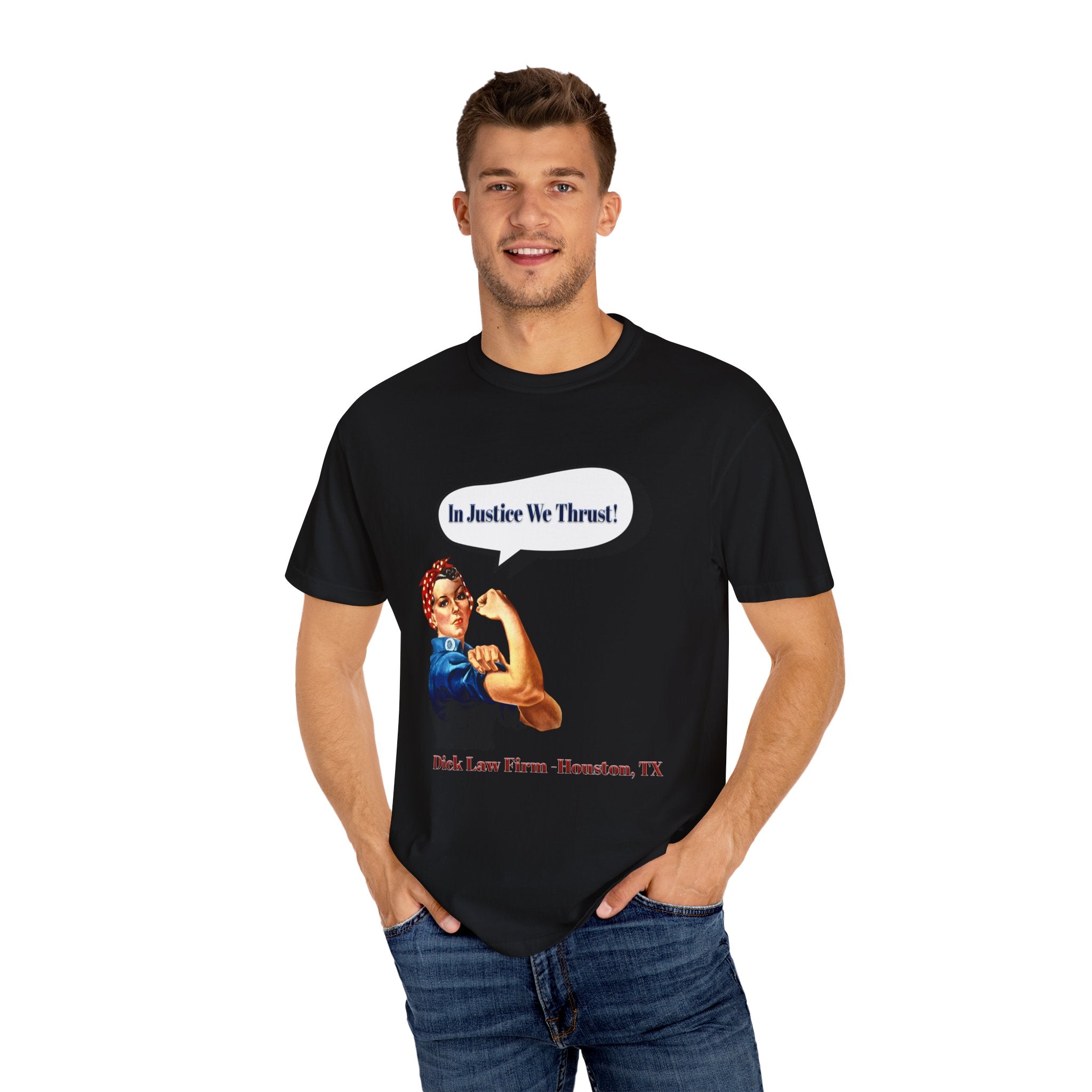 In Justice We Thrust Unisex Graphic Tee