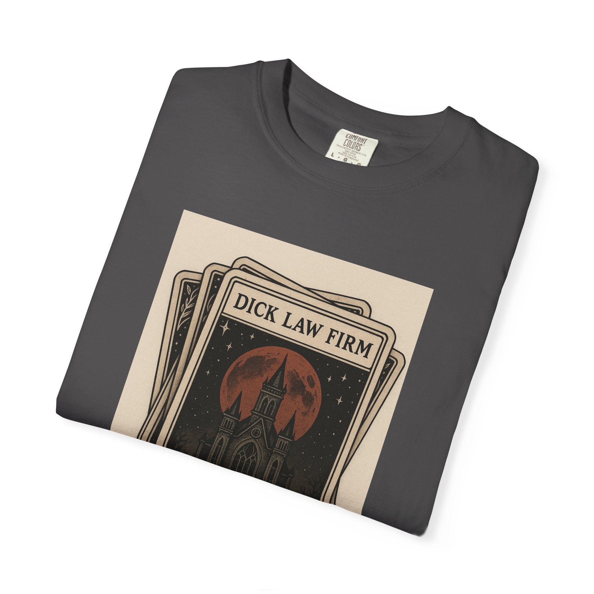 Dick Law Firm Tarot Card Unisex Graphic Tee