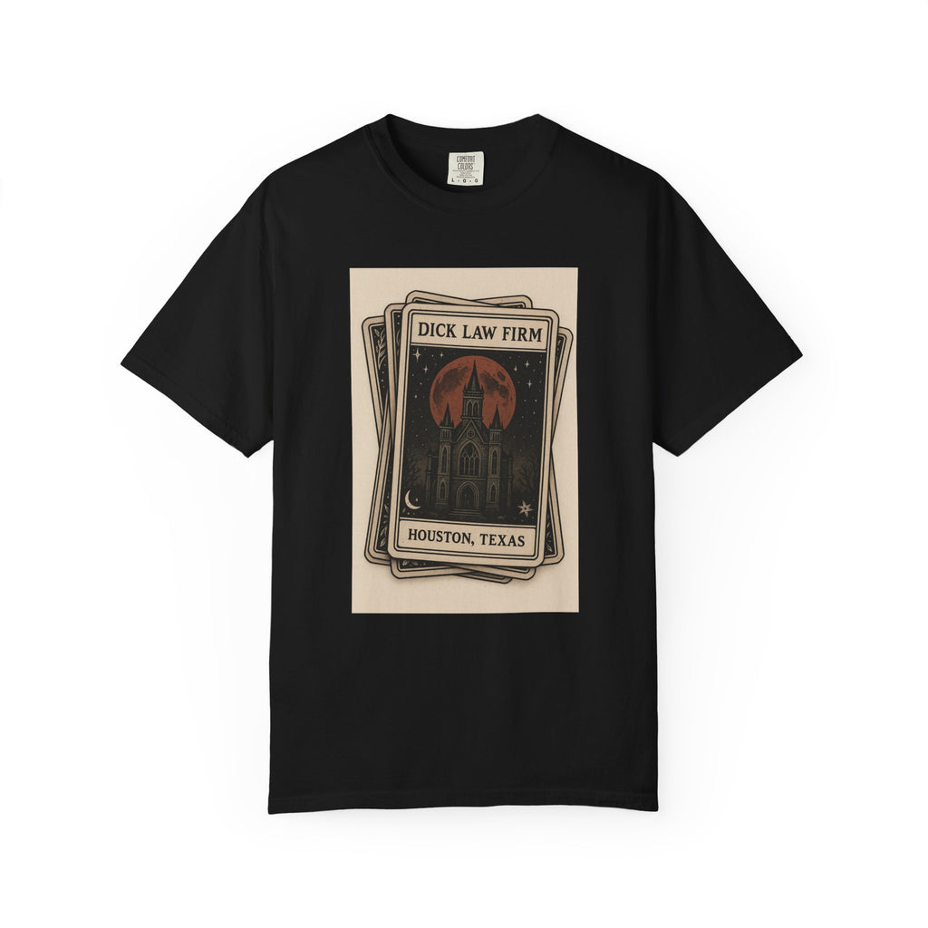 Dick Law Firm Tarot Card Unisex Graphic Tee