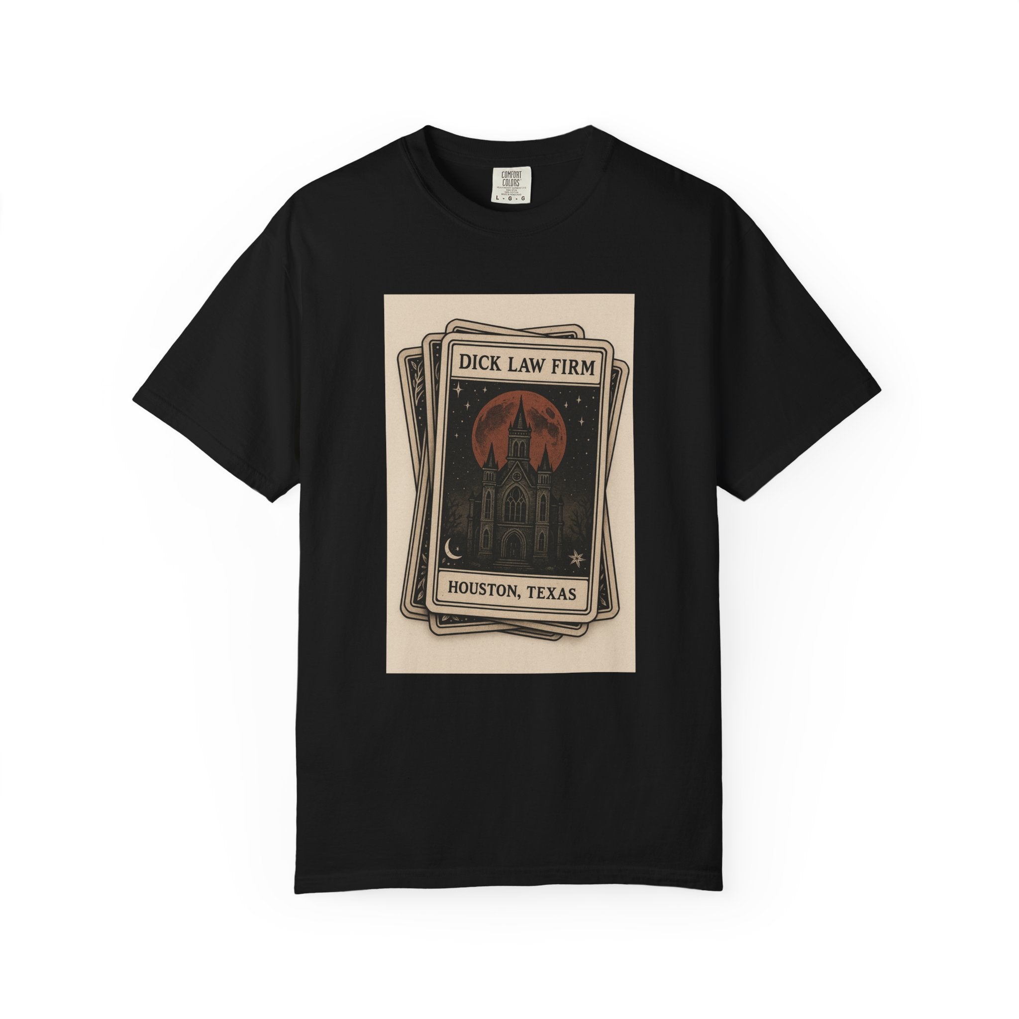 Dick Law Firm Tarot Card Unisex Graphic Tee