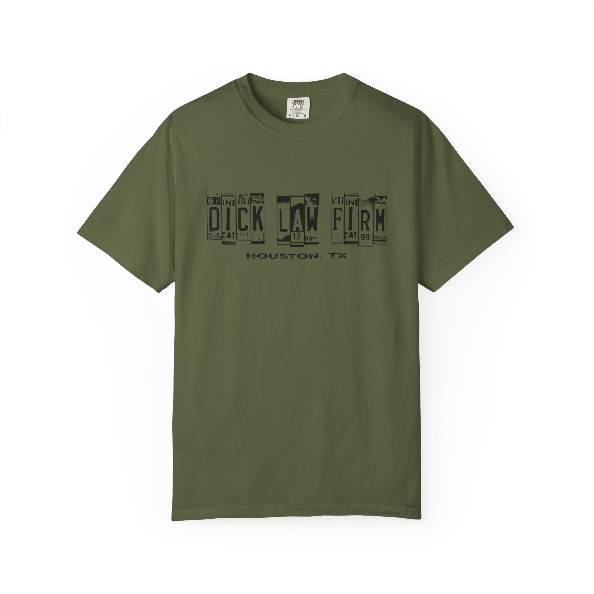 Dick Law Firm License Plate Unisex Graphic Tee