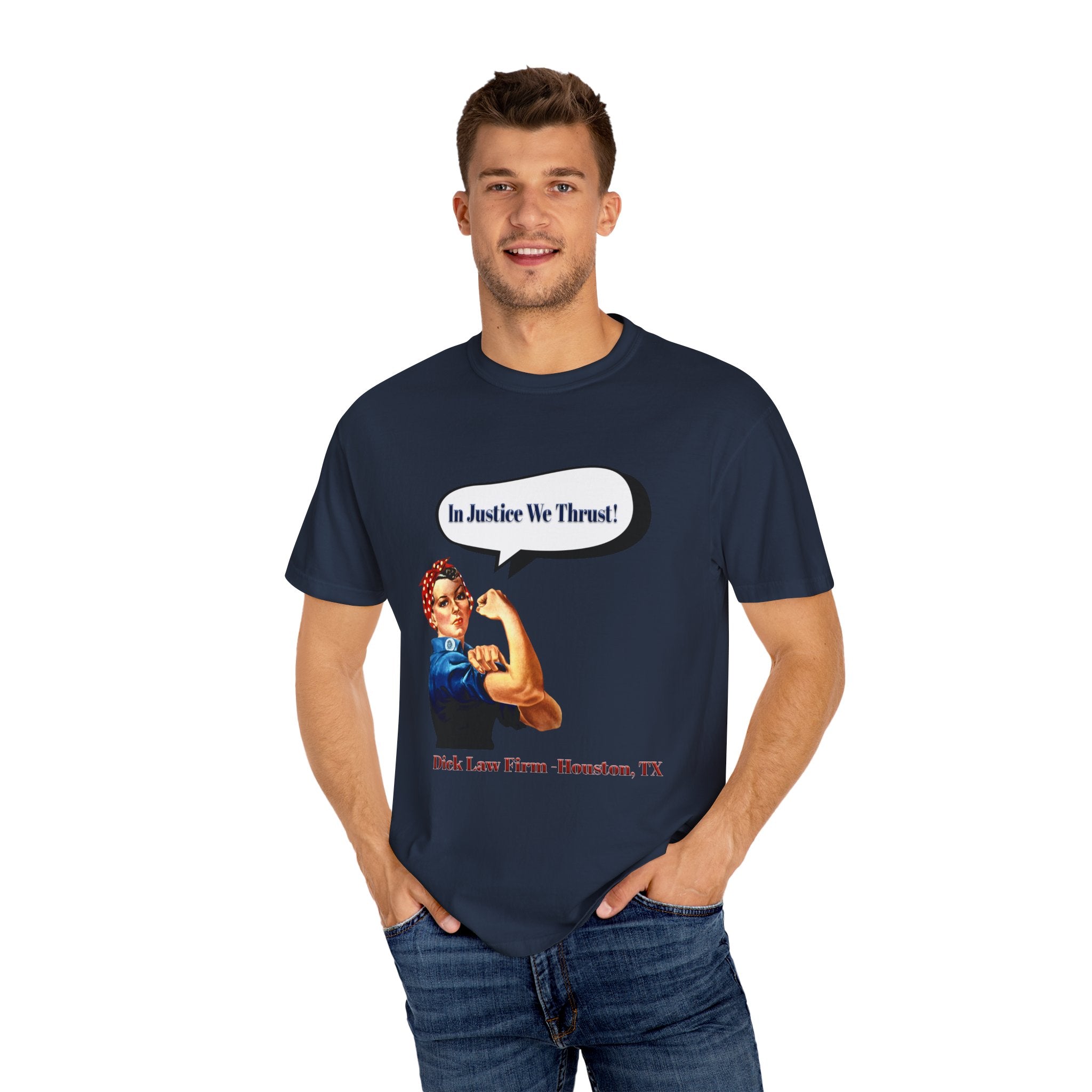 In Justice We Thrust Unisex Graphic Tee
