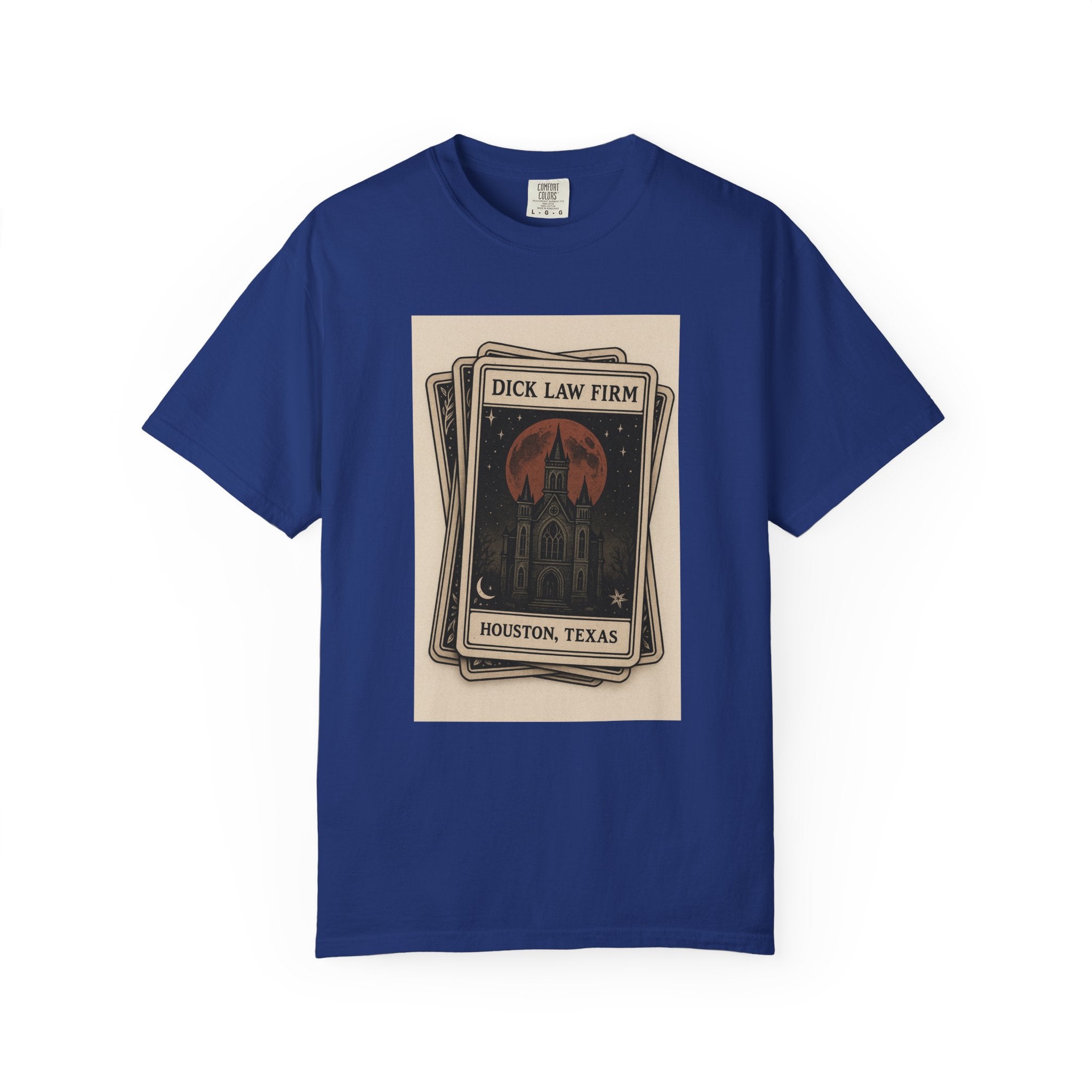 Dick Law Firm Tarot Card Unisex Graphic Tee
