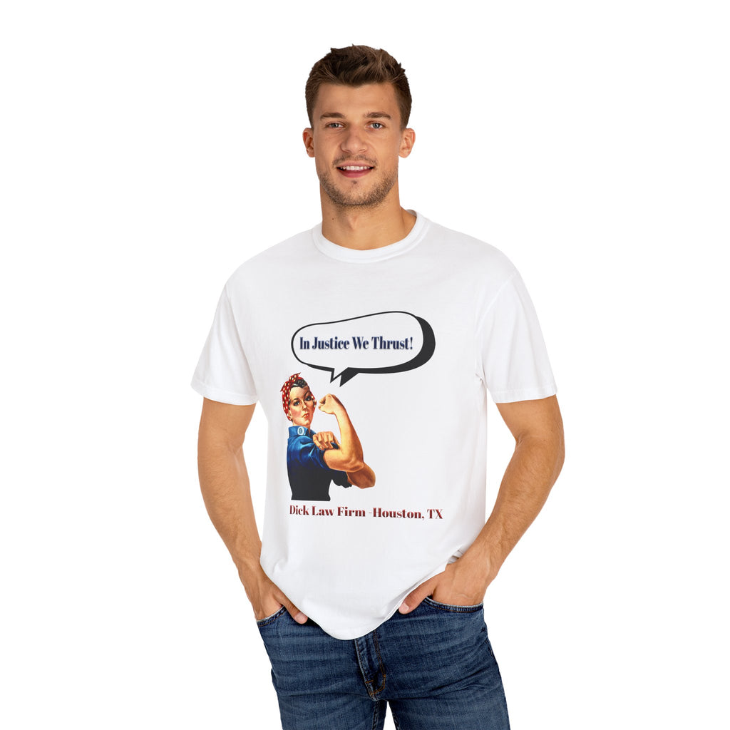 In Justice We Thrust Unisex Graphic Tee