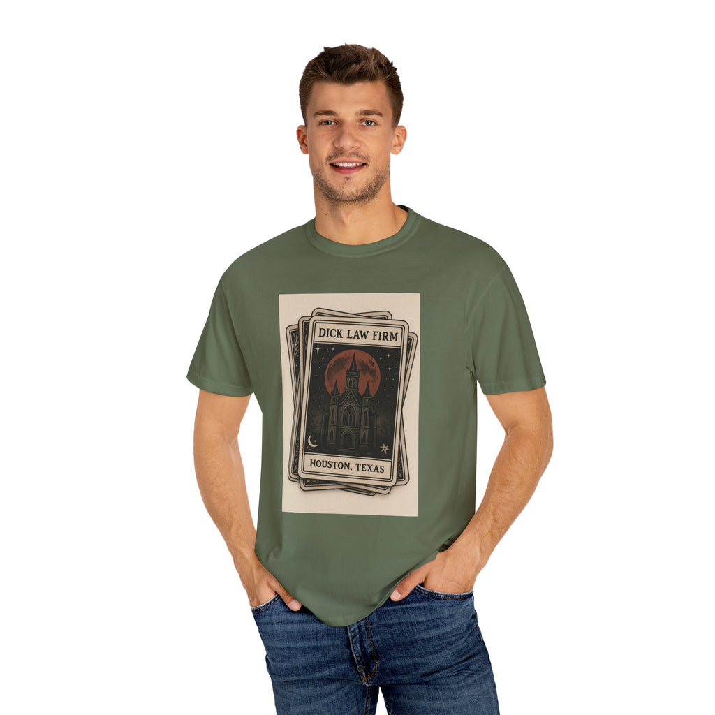 Dick Law Firm Tarot Card Unisex Graphic Tee