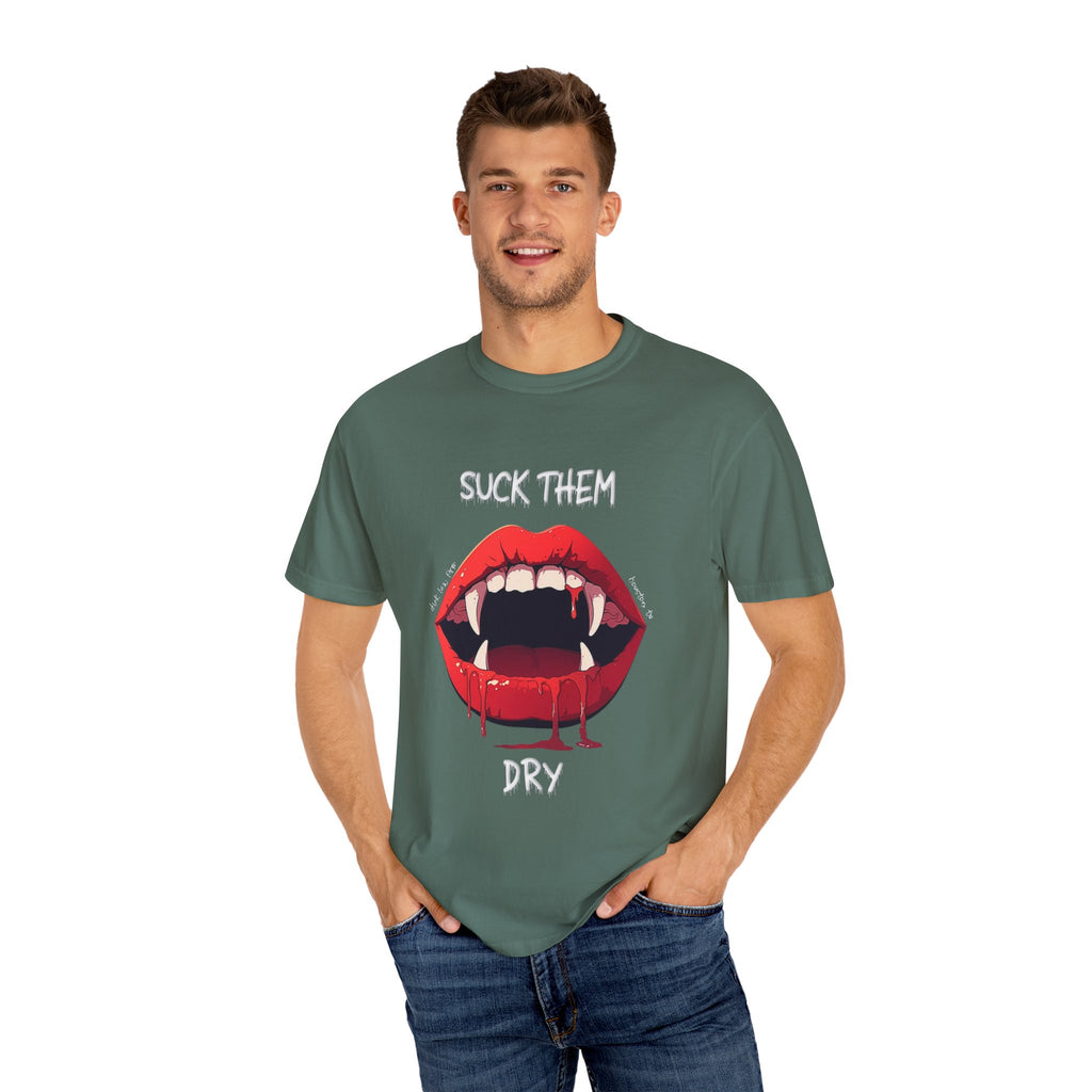Suck Them Dry Halloween Unisex Graphic Tee