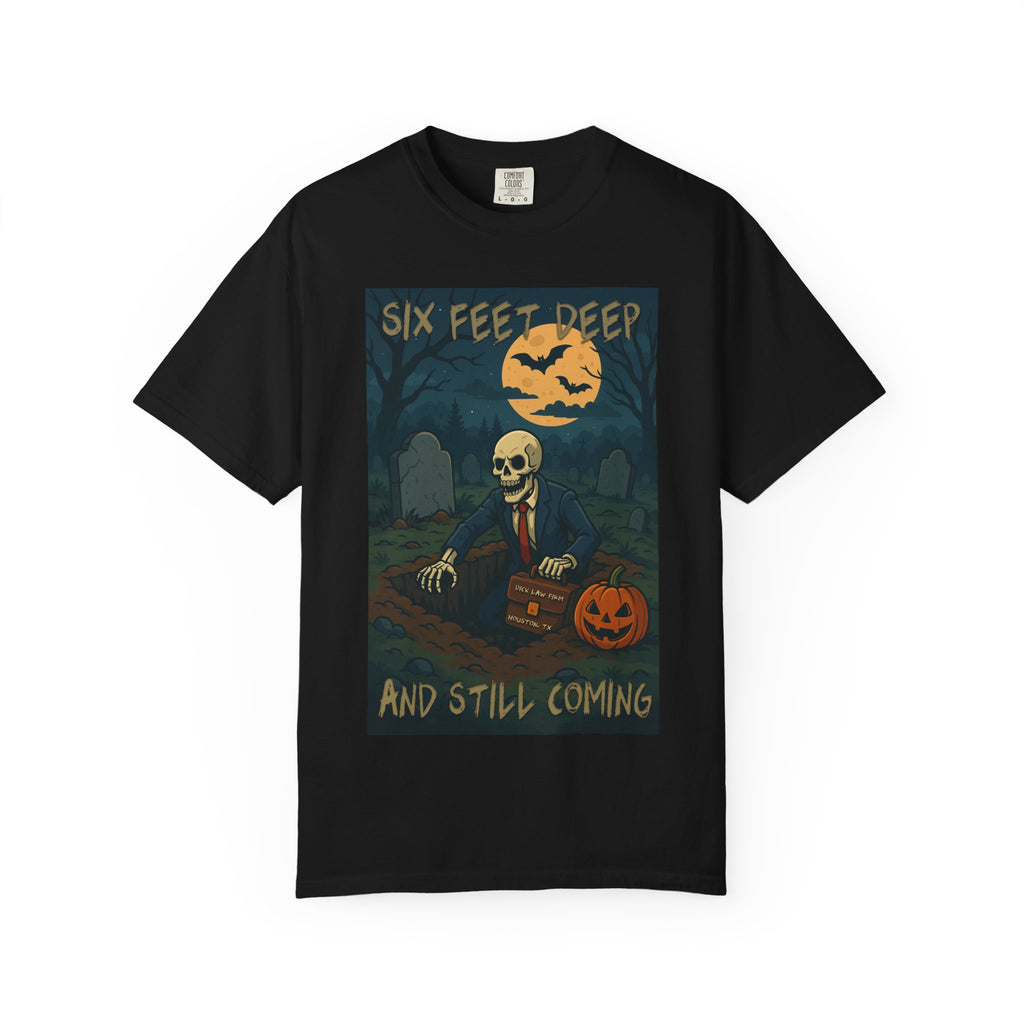 Six Feet Deep Halloween Unisex Graphic Tee