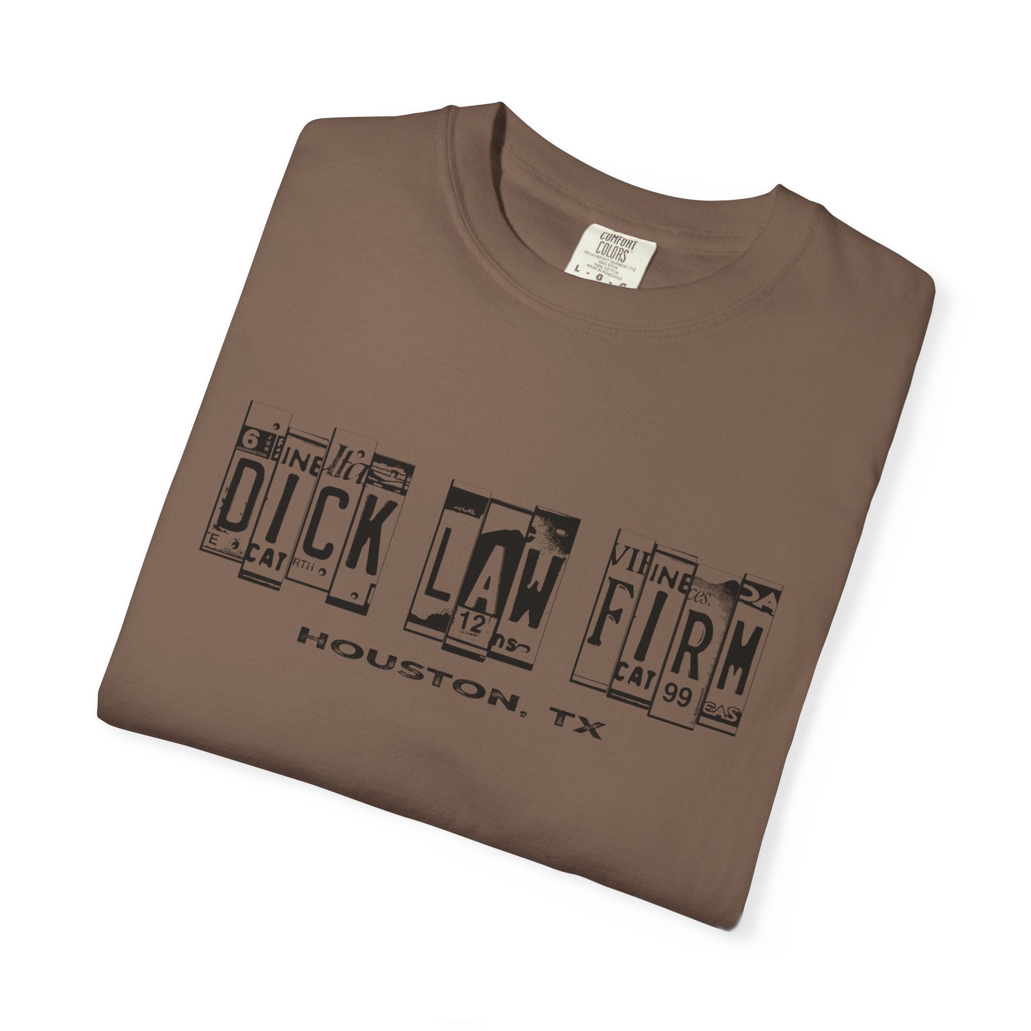 Dick Law Firm License Plate Unisex Graphic Tee