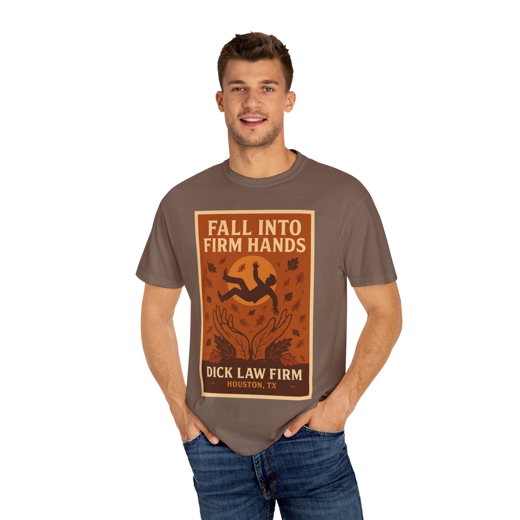 Fall into Firm Hands Unisex Graphic Tee