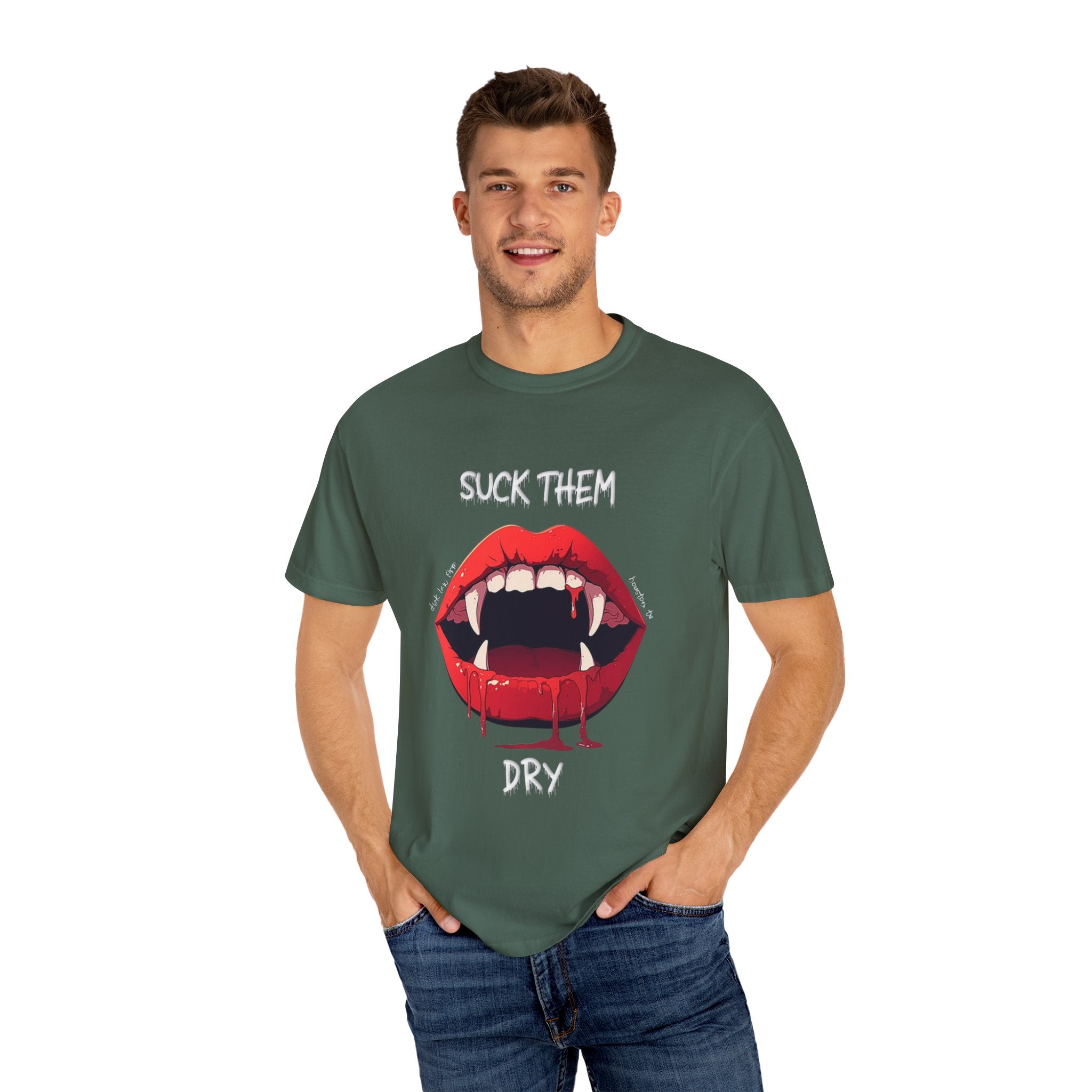Suck Them Dry Halloween Unisex Graphic Tee