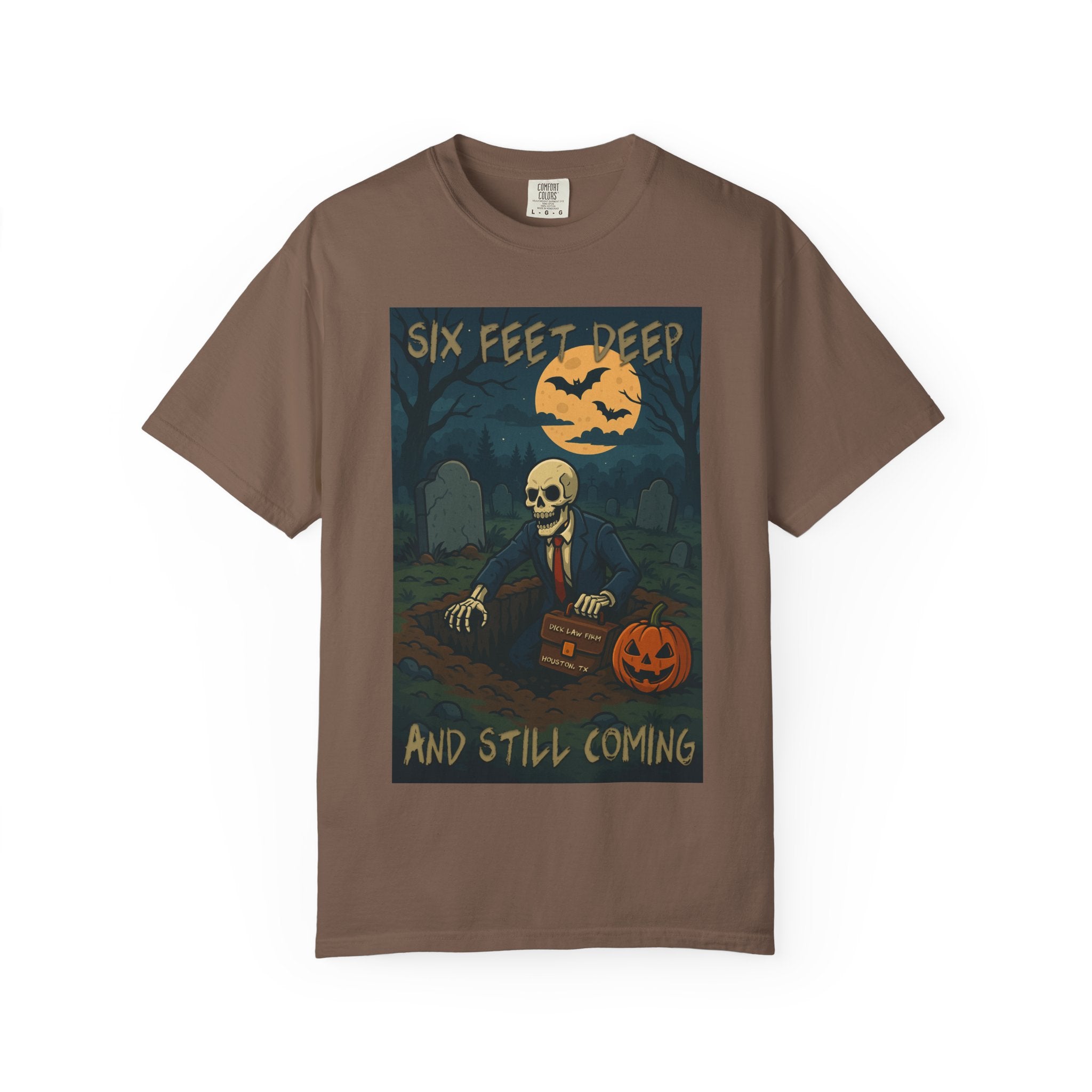 Six Feet Deep Halloween Unisex Graphic Tee