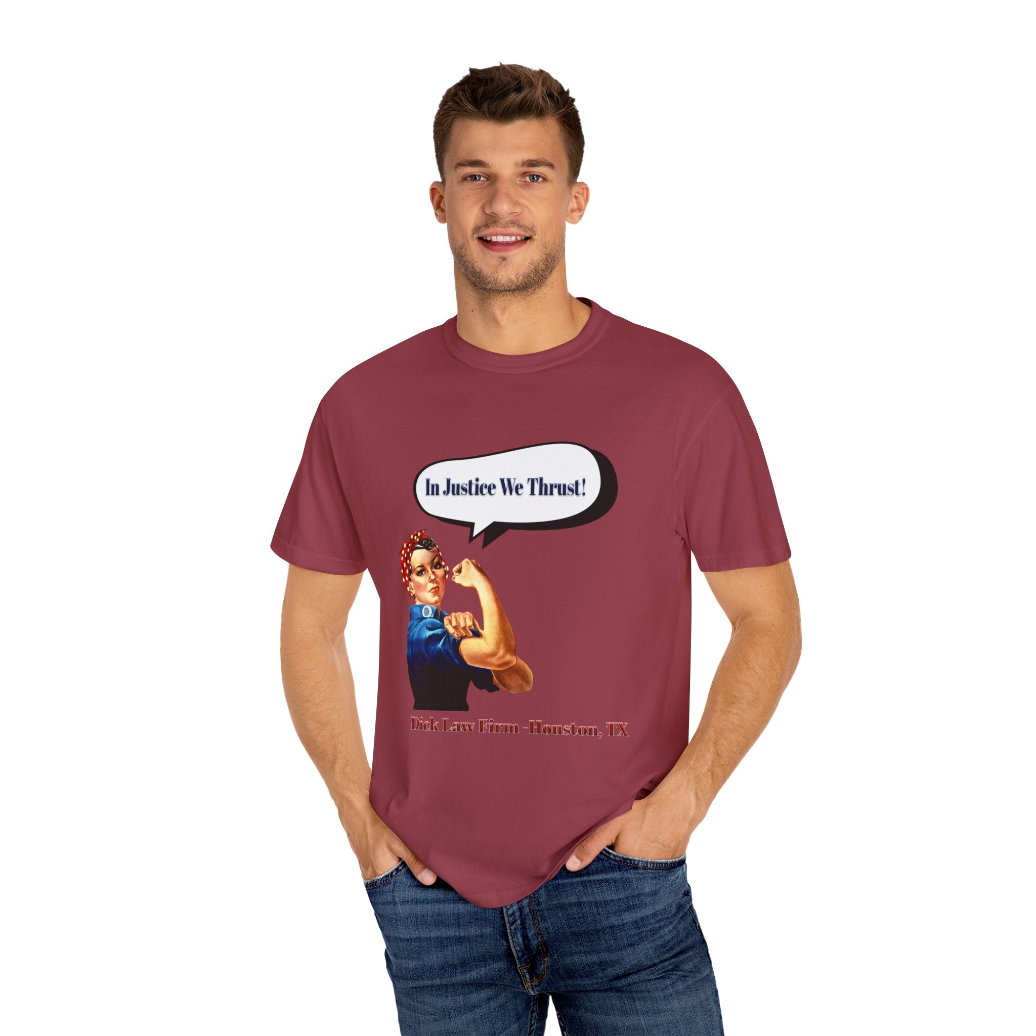 In Justice We Thrust Unisex Graphic Tee