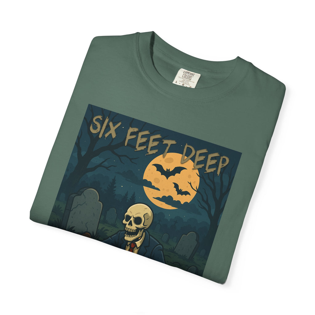 Six Feet Deep Halloween Unisex Graphic Tee