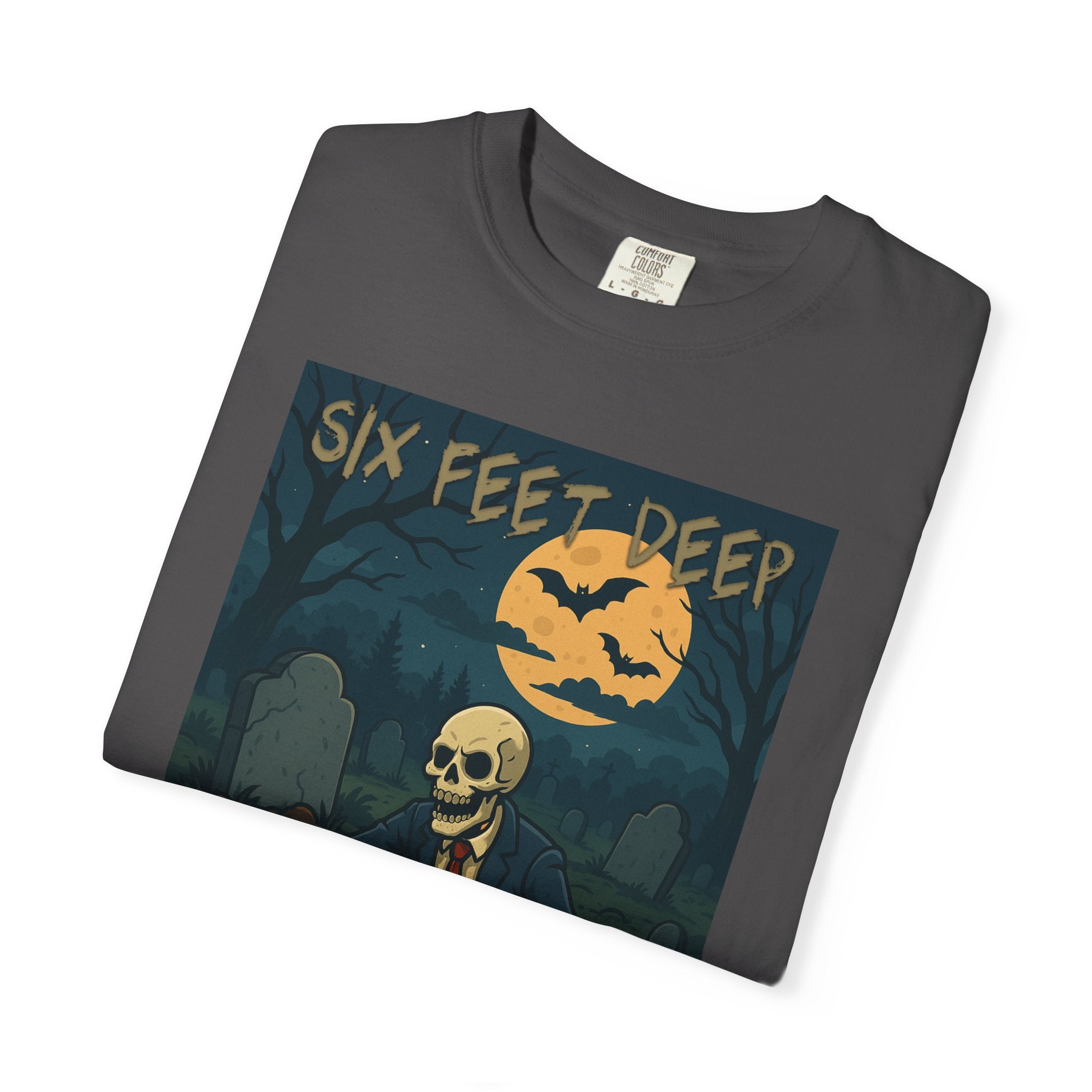 Six Feet Deep Halloween Unisex Graphic Tee