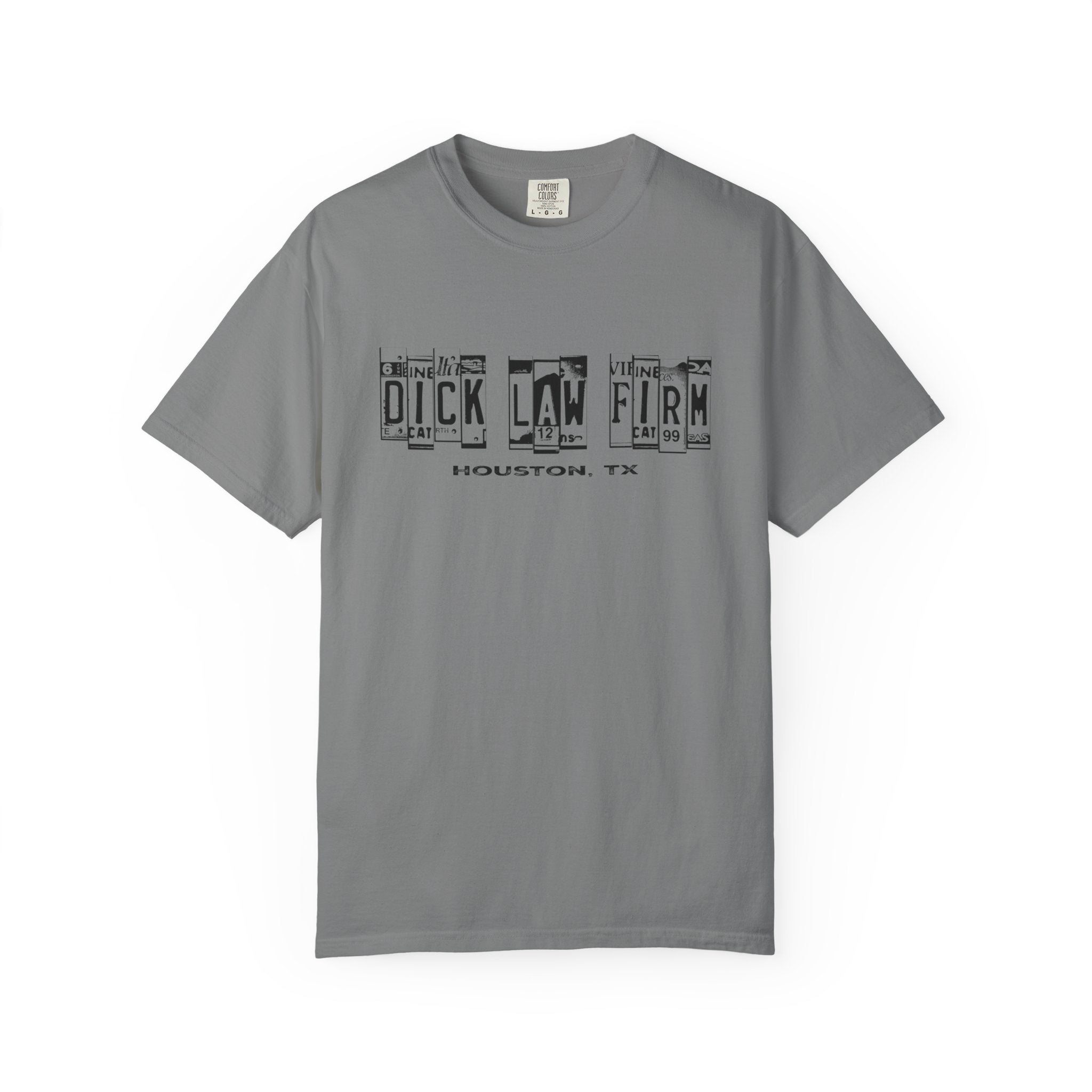 Dick Law Firm License Plate Unisex Graphic Tee