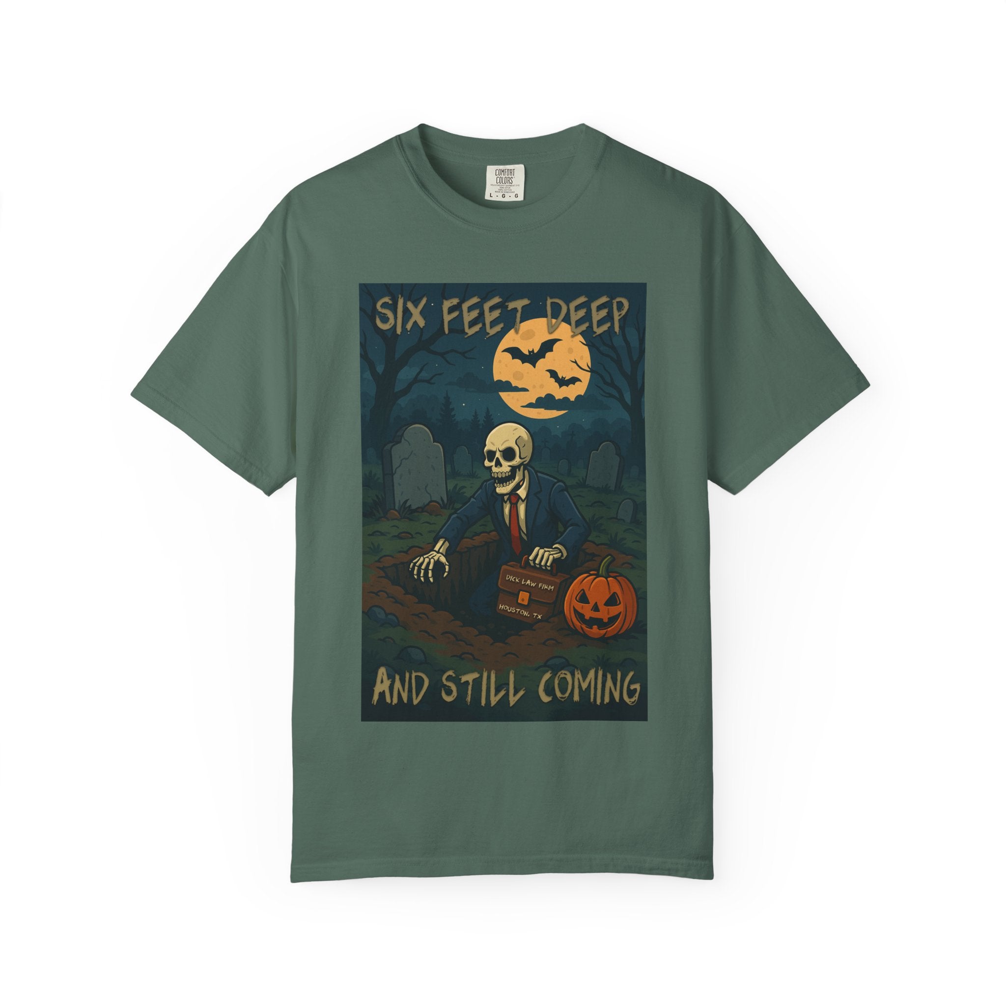 Six Feet Deep Halloween Unisex Graphic Tee