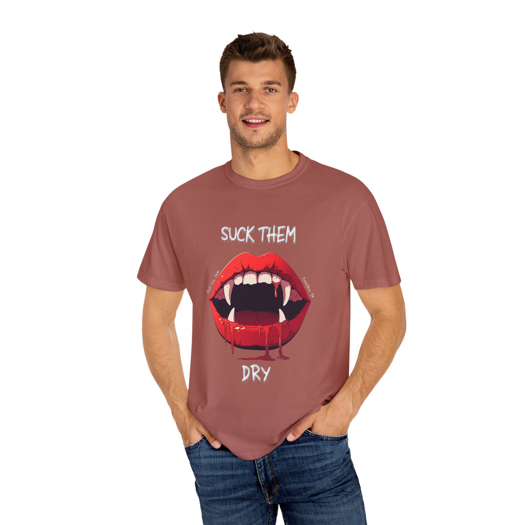 Suck Them Dry Halloween Unisex Graphic Tee
