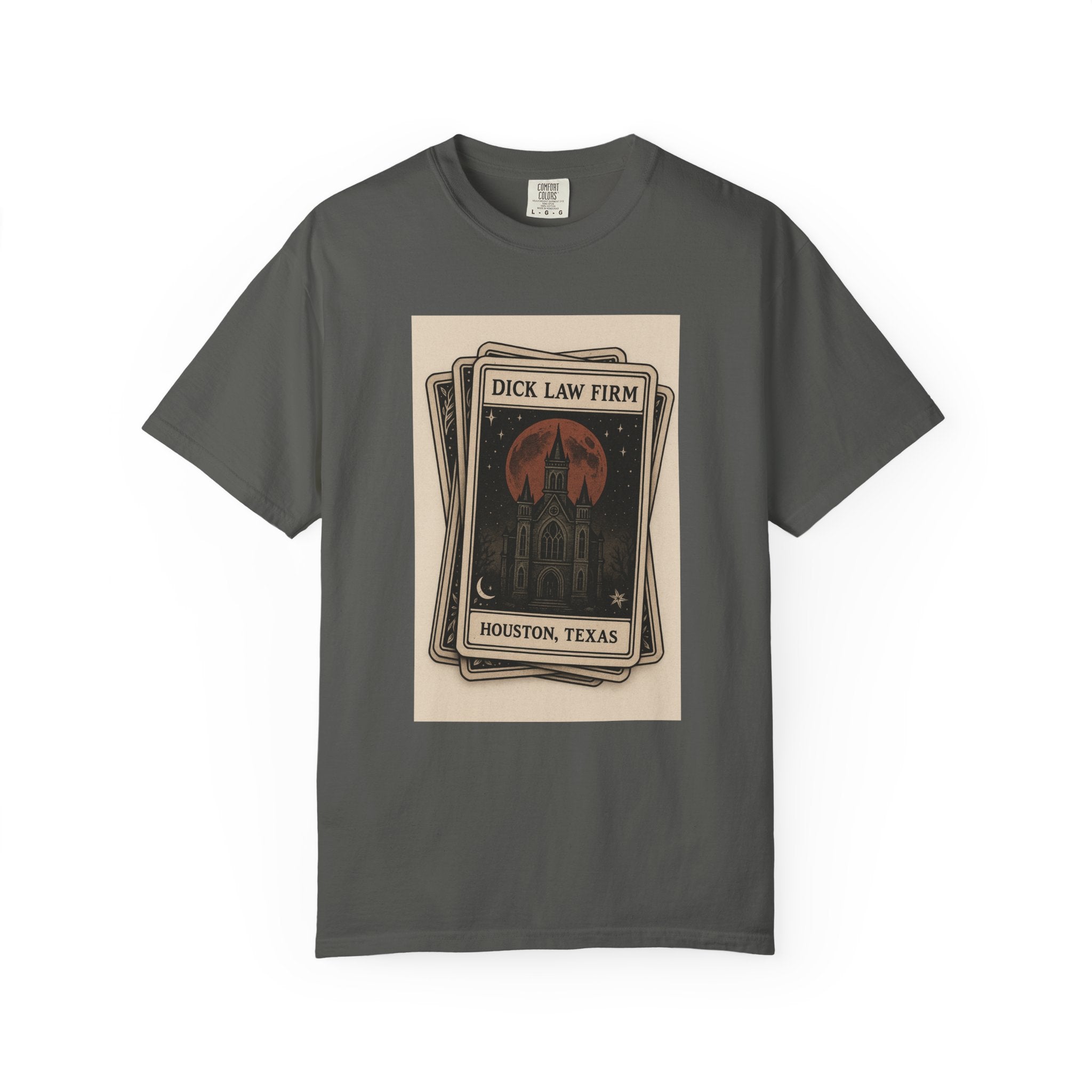 Dick Law Firm Tarot Card Unisex Graphic Tee
