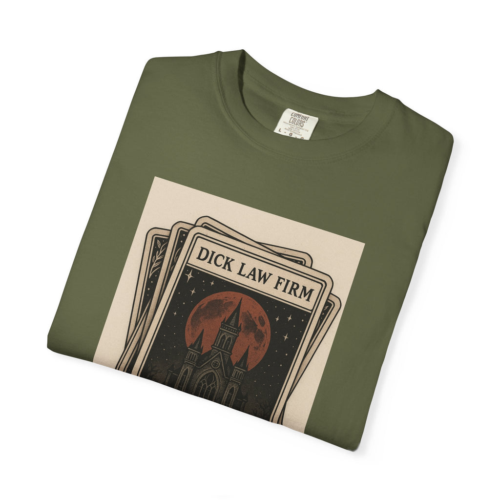 Dick Law Firm Tarot Card Unisex Graphic Tee