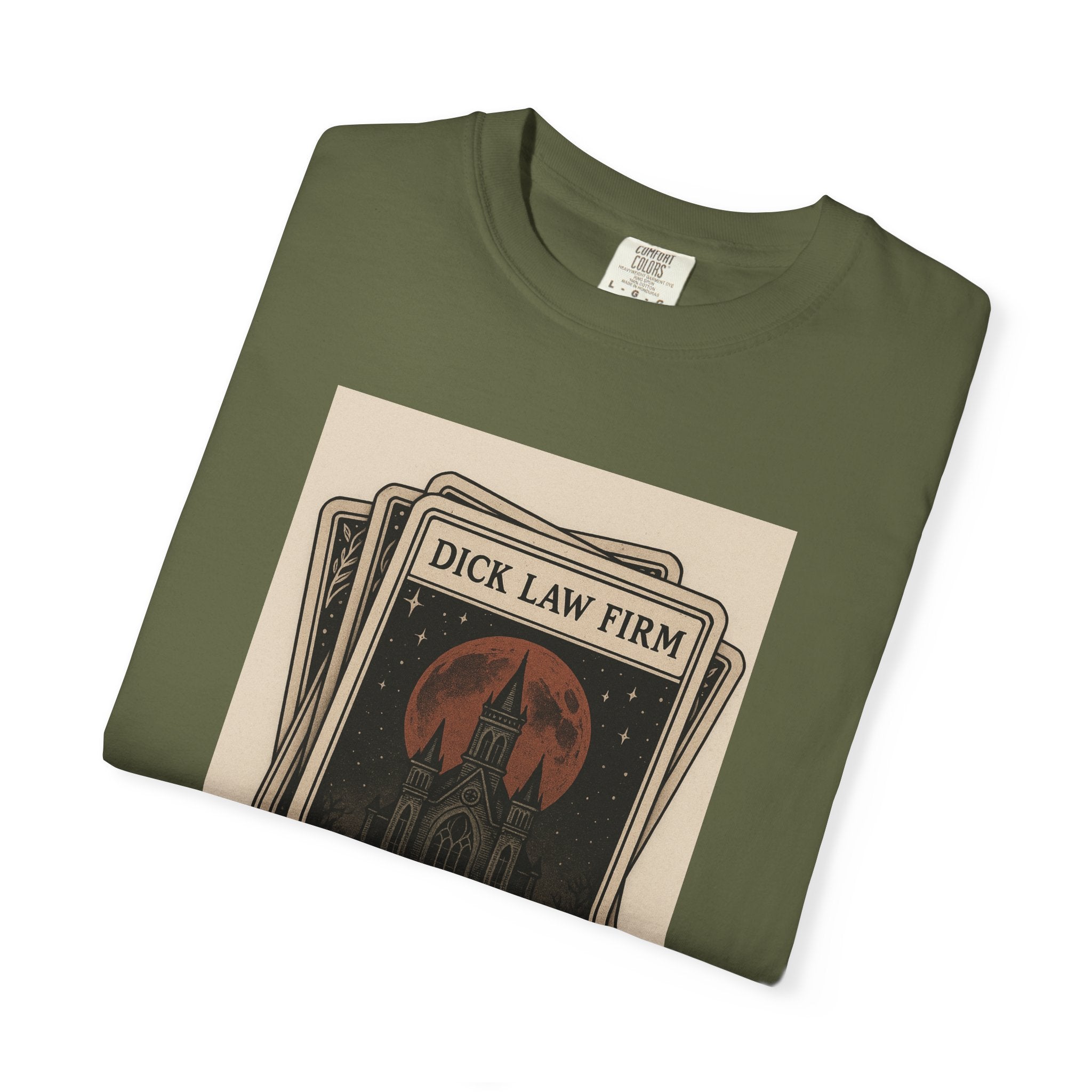 Dick Law Firm Tarot Card Unisex Graphic Tee