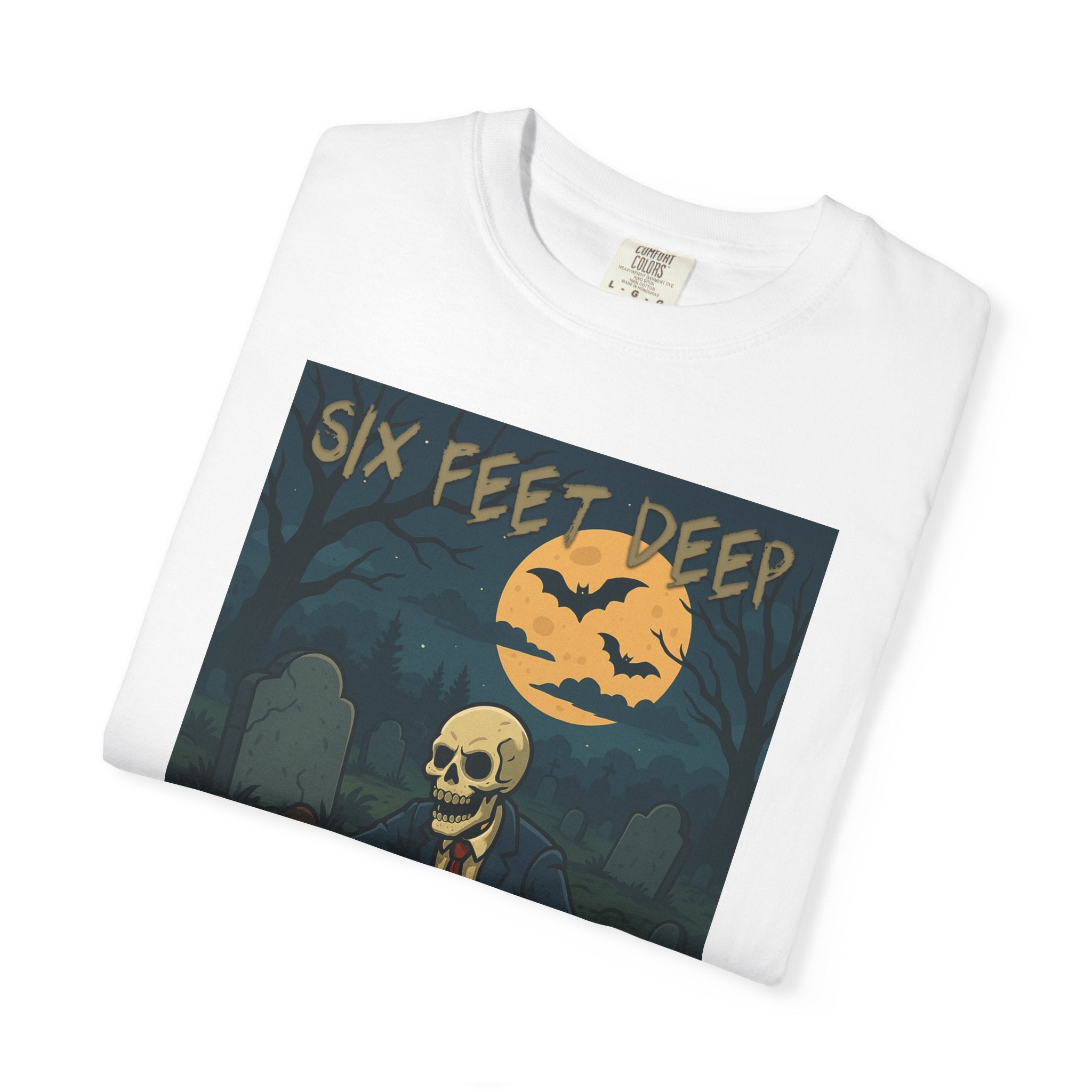 Six Feet Deep Halloween Unisex Graphic Tee
