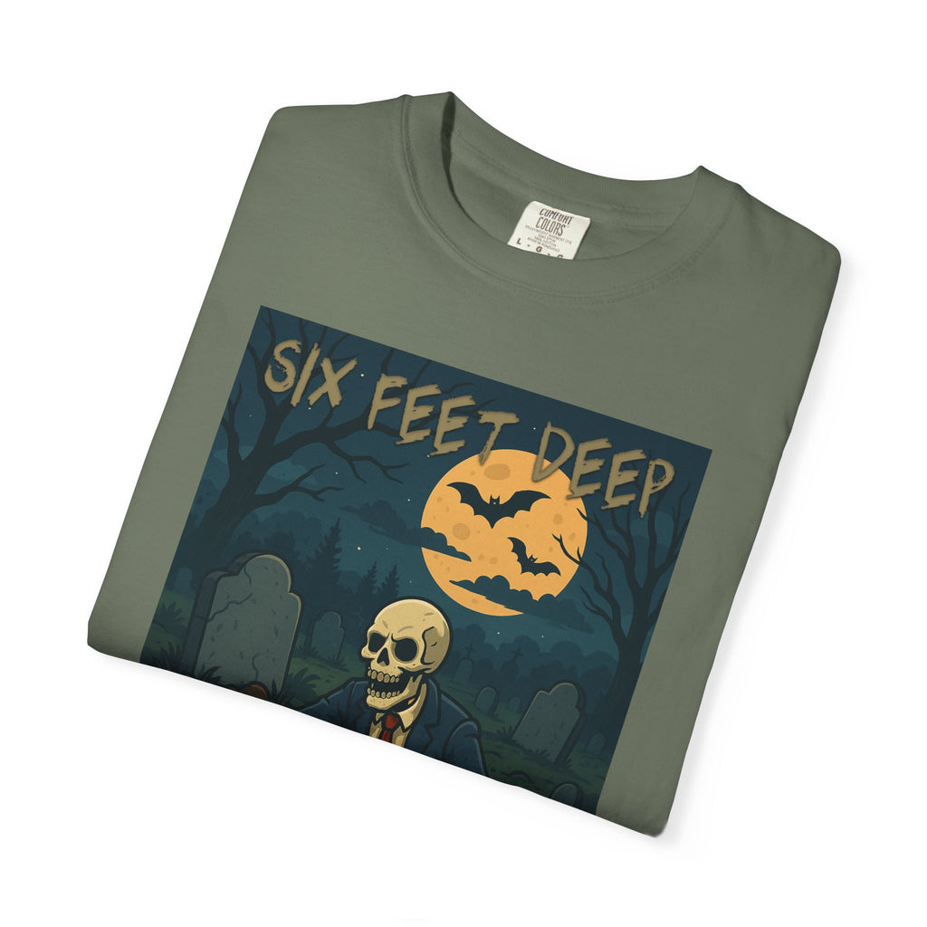 Six Feet Deep Halloween Unisex Graphic Tee