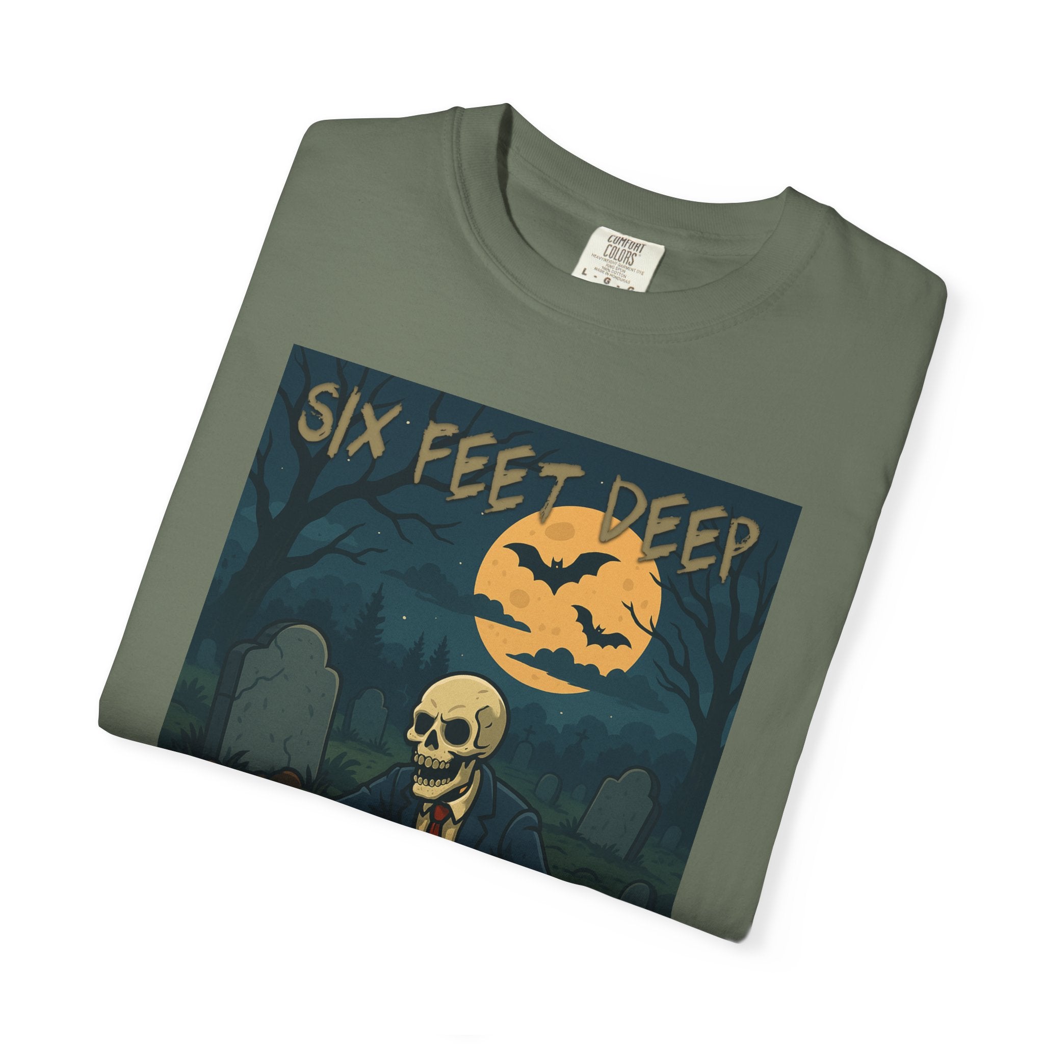 Six Feet Deep Halloween Unisex Graphic Tee