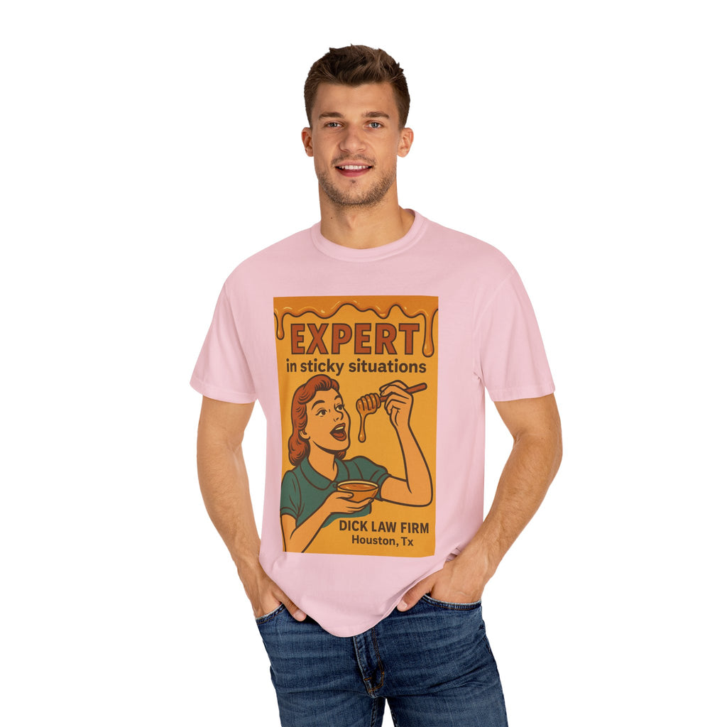 Expert in Sticky Situations T-Shirt Unisex Graphic Tee