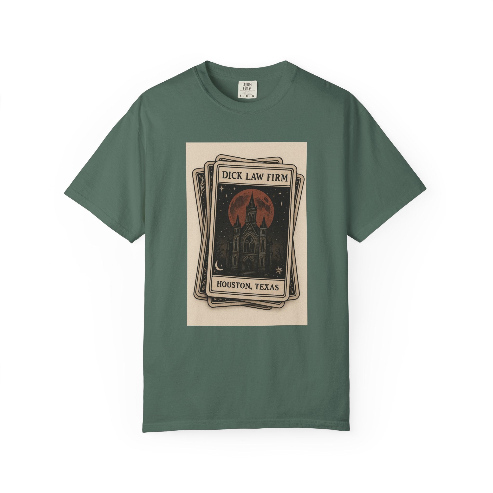 Dick Law Firm Tarot Card Unisex Graphic Tee