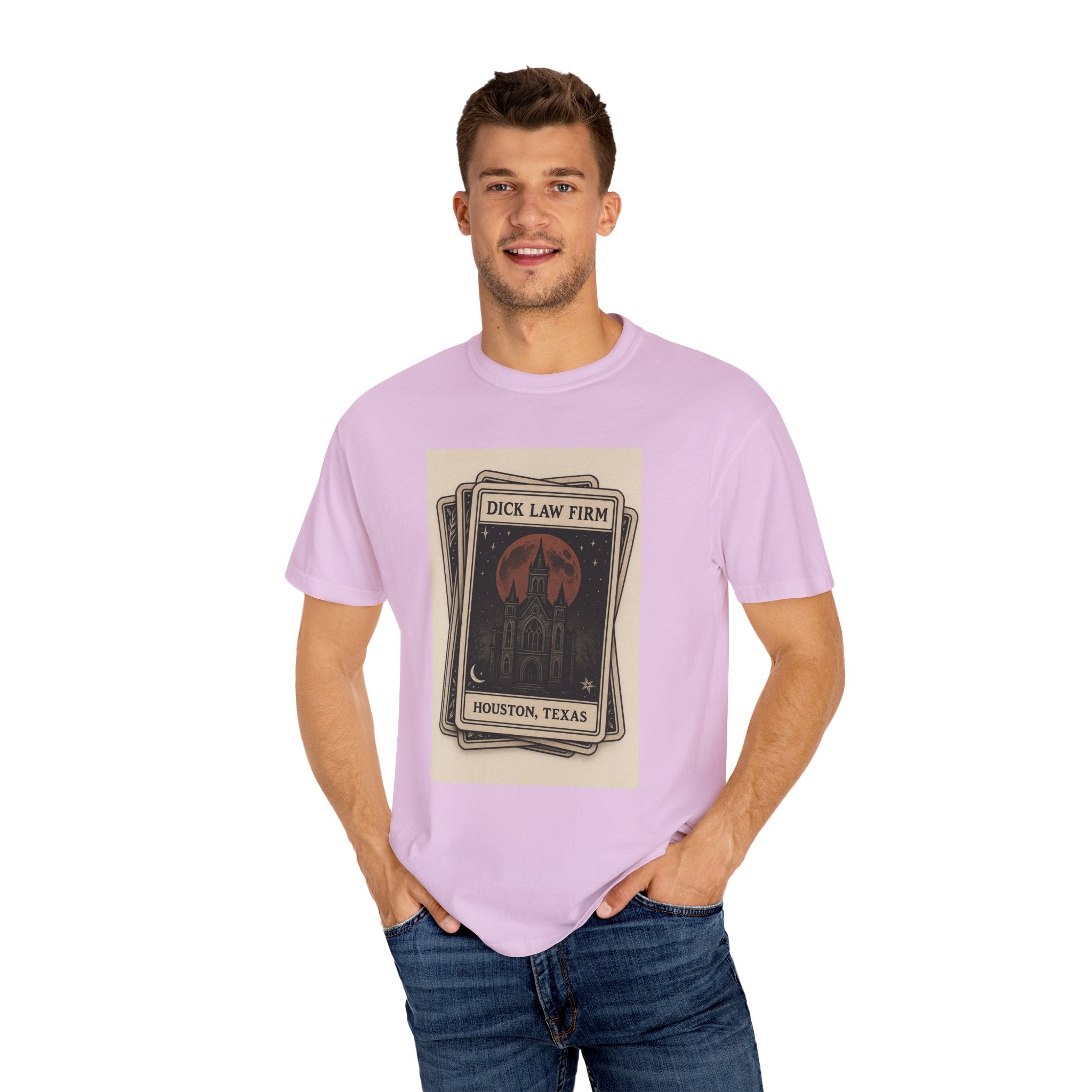 Dick Law Firm Tarot Card Unisex Graphic Tee