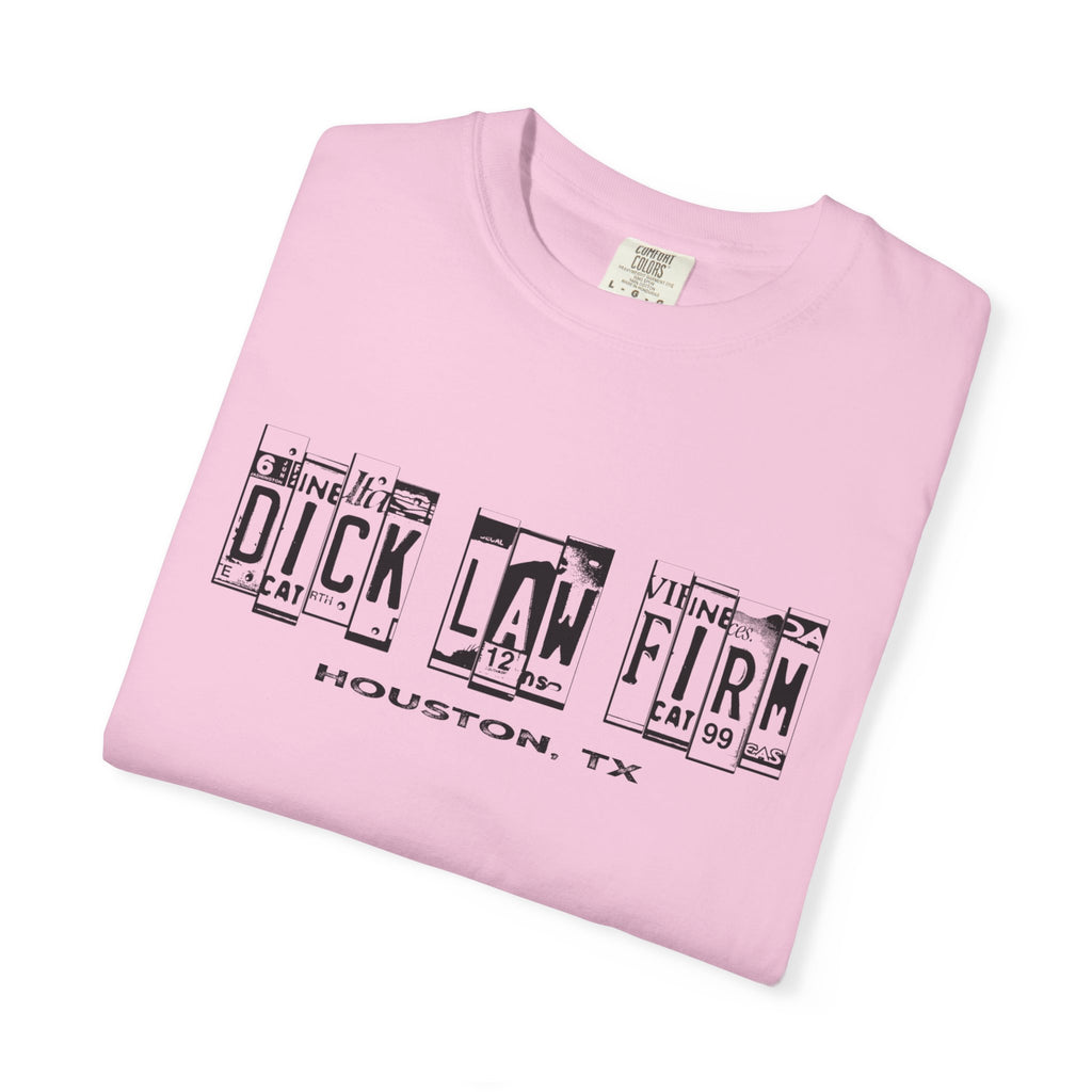 Dick Law Firm License Plate Unisex Graphic Tee