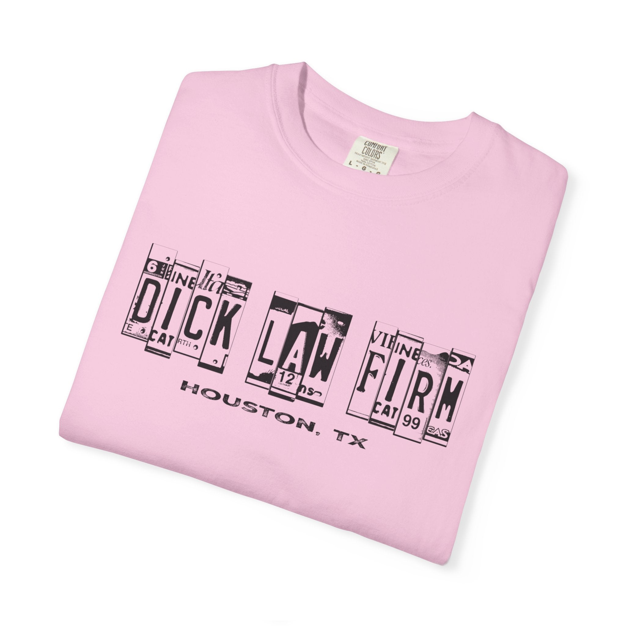 Dick Law Firm License Plate Unisex Graphic Tee
