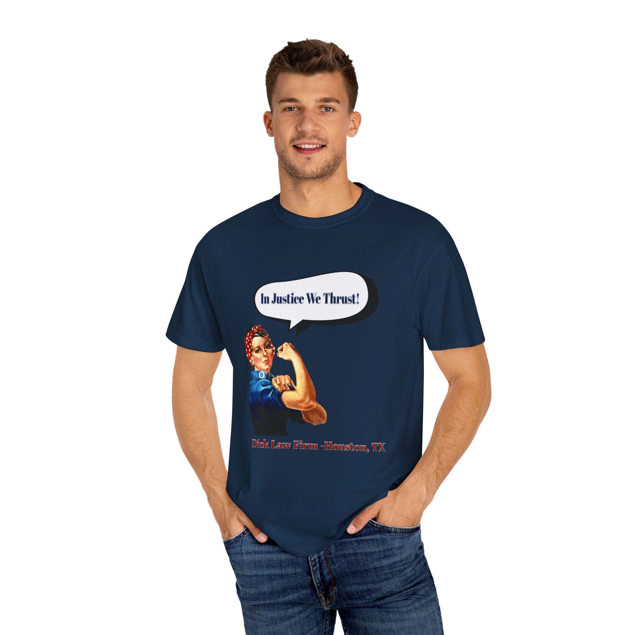 In Justice We Thrust Unisex Graphic Tee