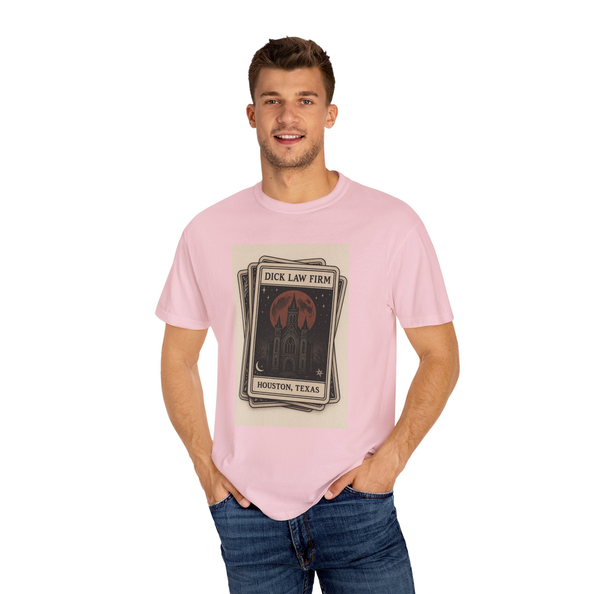Dick Law Firm Tarot Card Unisex Graphic Tee