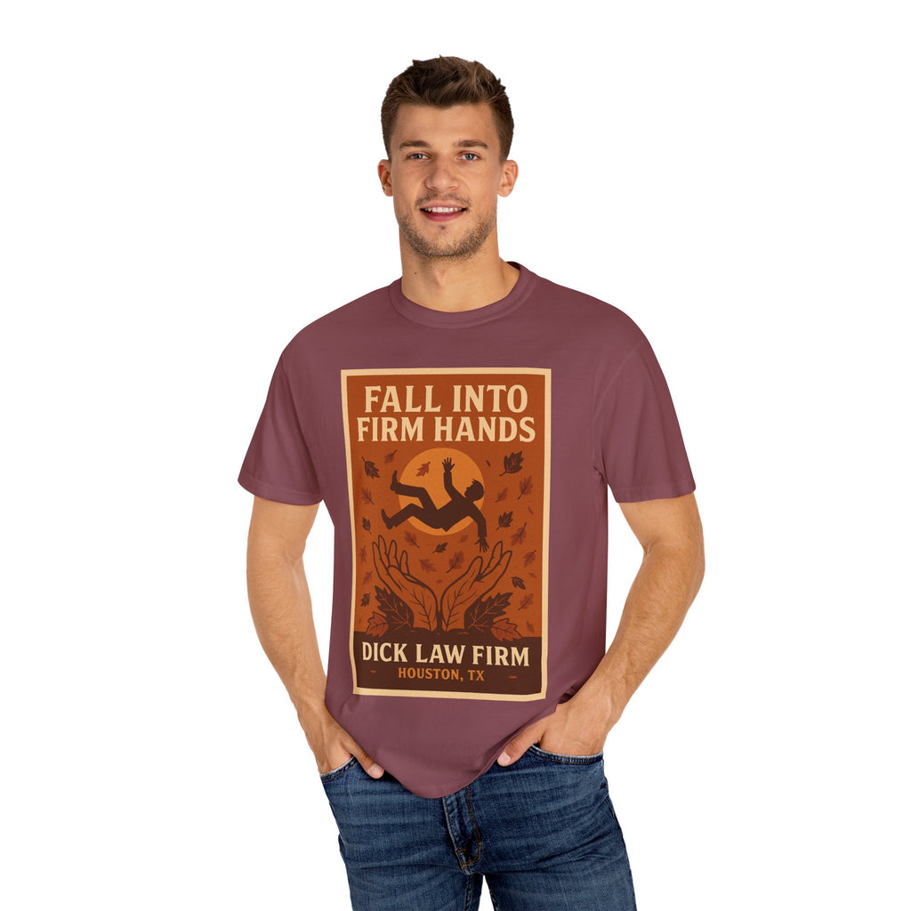 Fall into Firm Hands Unisex Graphic Tee