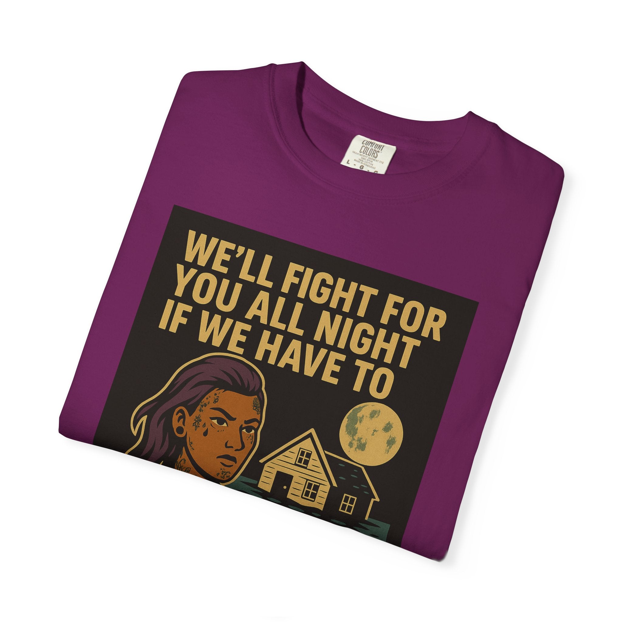 Fight All Night Unisex Graphic Tee