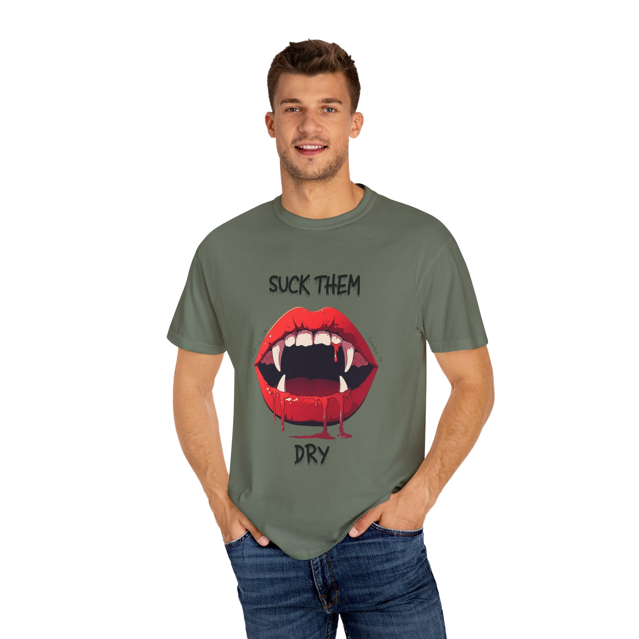 Suck Them Dry Halloween Unisex Graphic Tee
