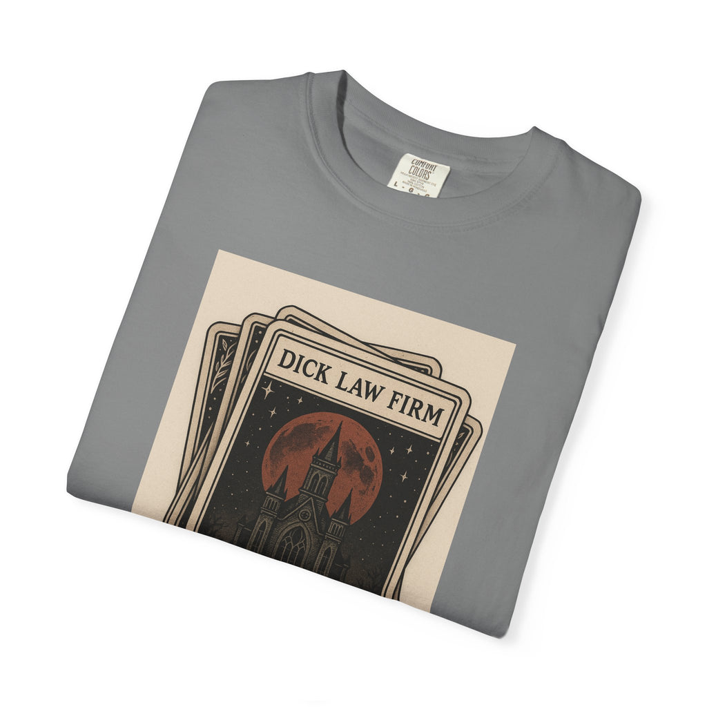 Dick Law Firm Tarot Card Unisex Graphic Tee