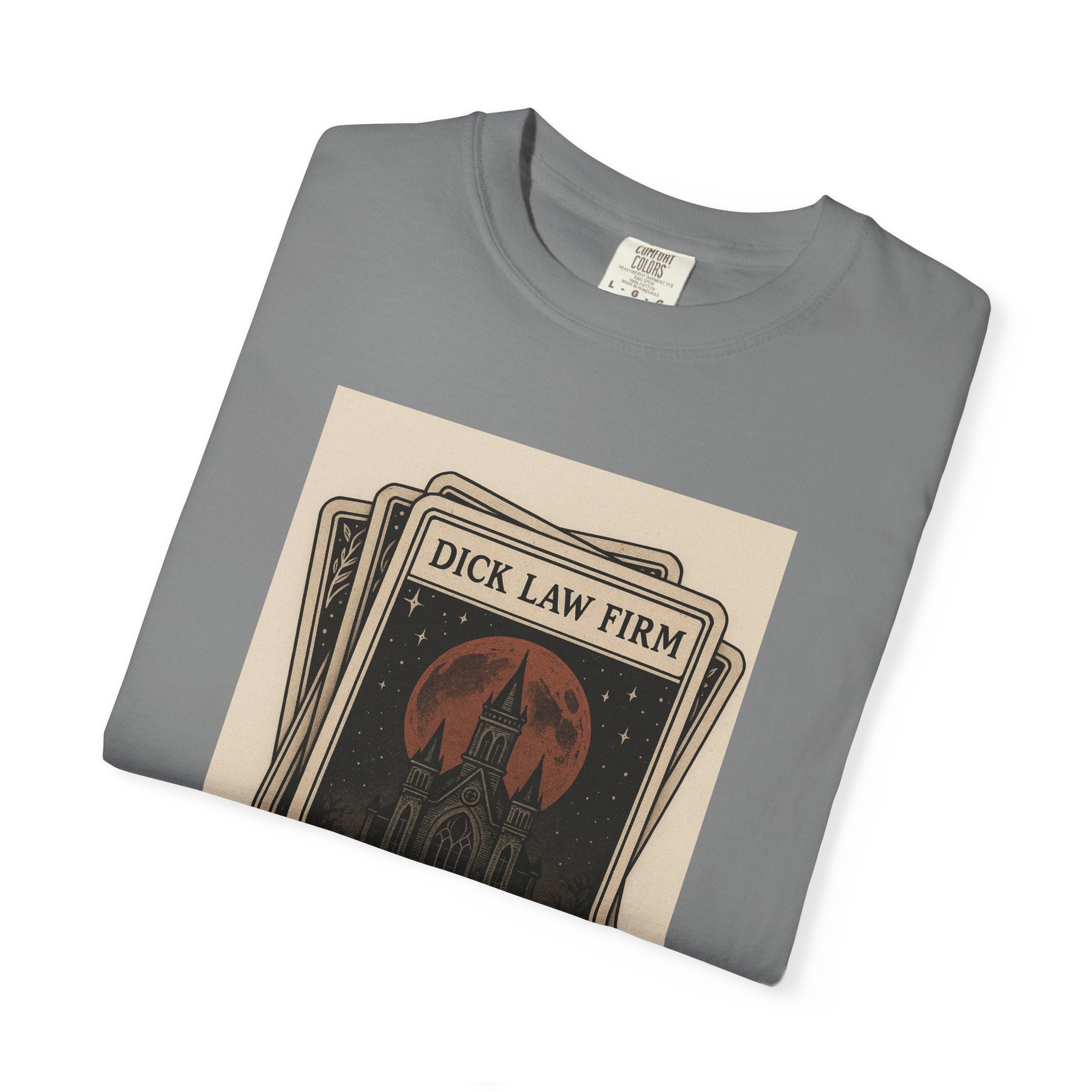 Dick Law Firm Tarot Card Unisex Graphic Tee