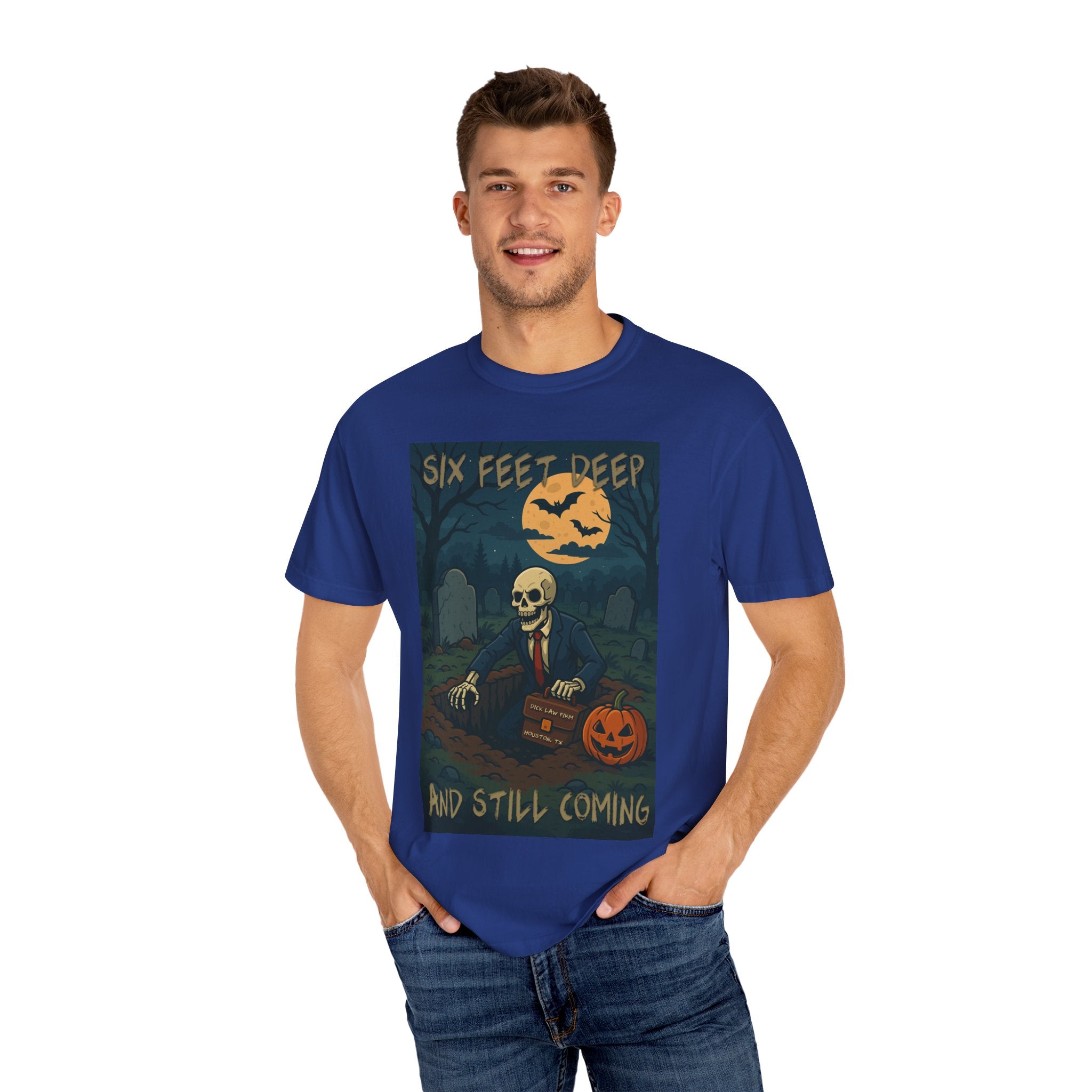 Six Feet Deep Halloween Unisex Graphic Tee