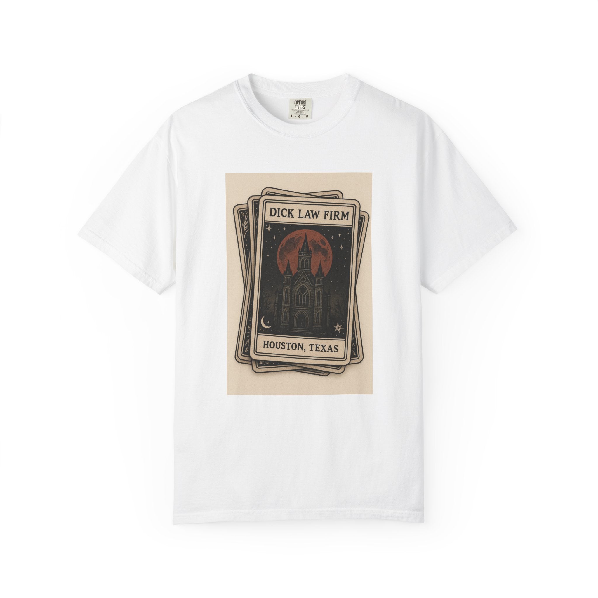 Dick Law Firm Tarot Card Unisex Graphic Tee
