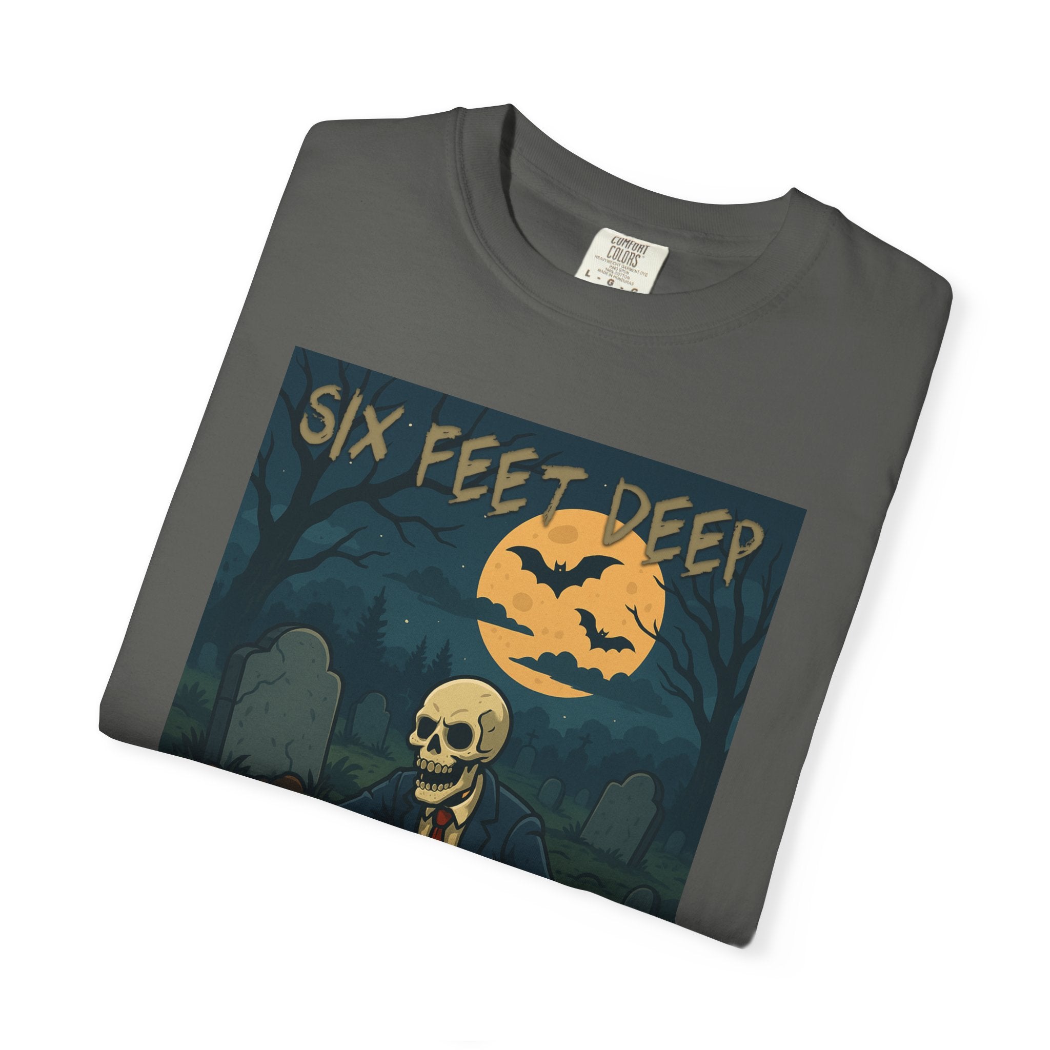 Six Feet Deep Halloween Unisex Graphic Tee