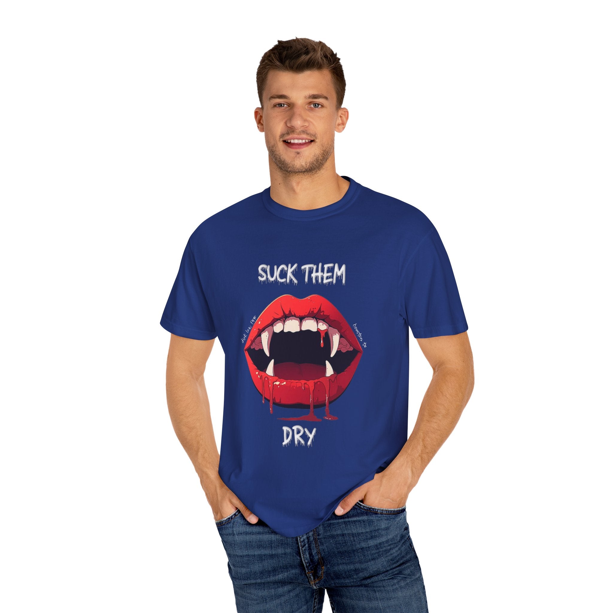 Suck Them Dry Halloween Unisex Graphic Tee